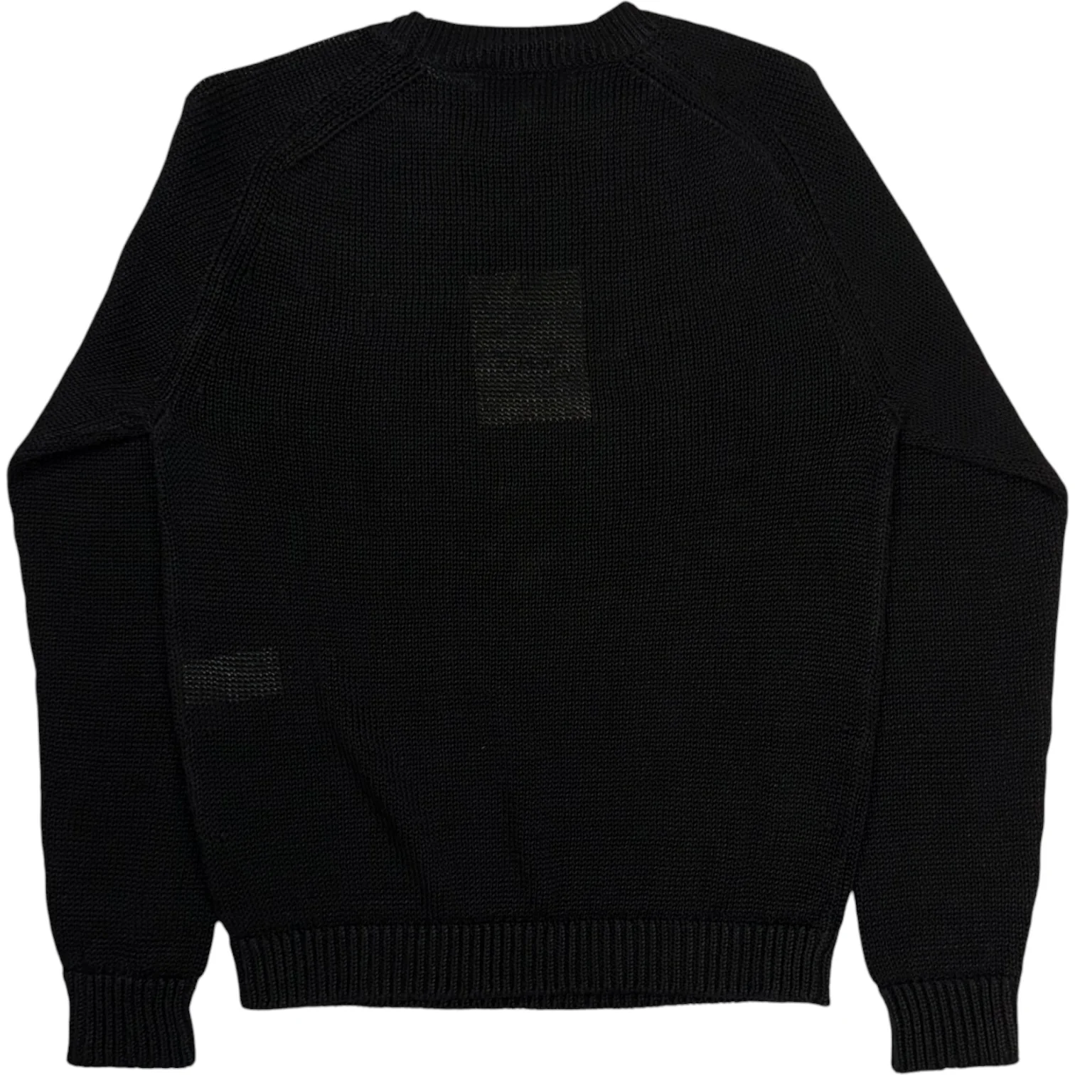 Coste Crew Neck Jumper Black - Image 2