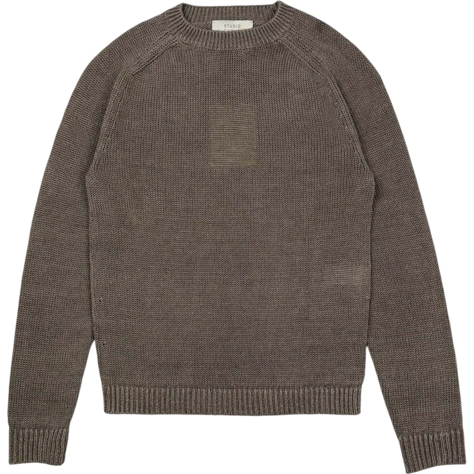 Coste Crew Neck Jumper Flax
