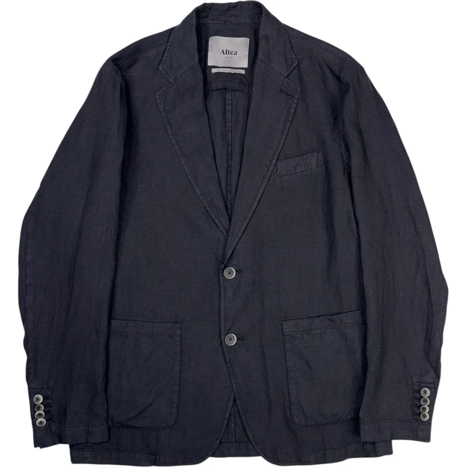Aaron Linen Blazer Navy