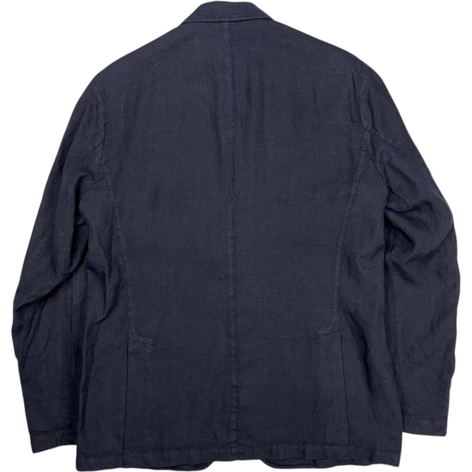 Aaron Linen Blazer Navy - Image 2