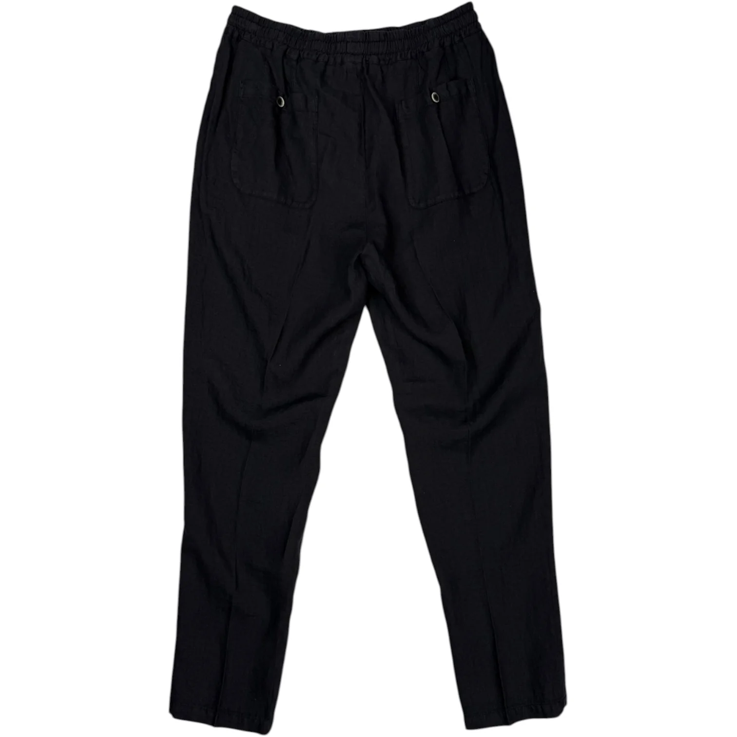 Mattia Linen Trouser Navy - Image 3