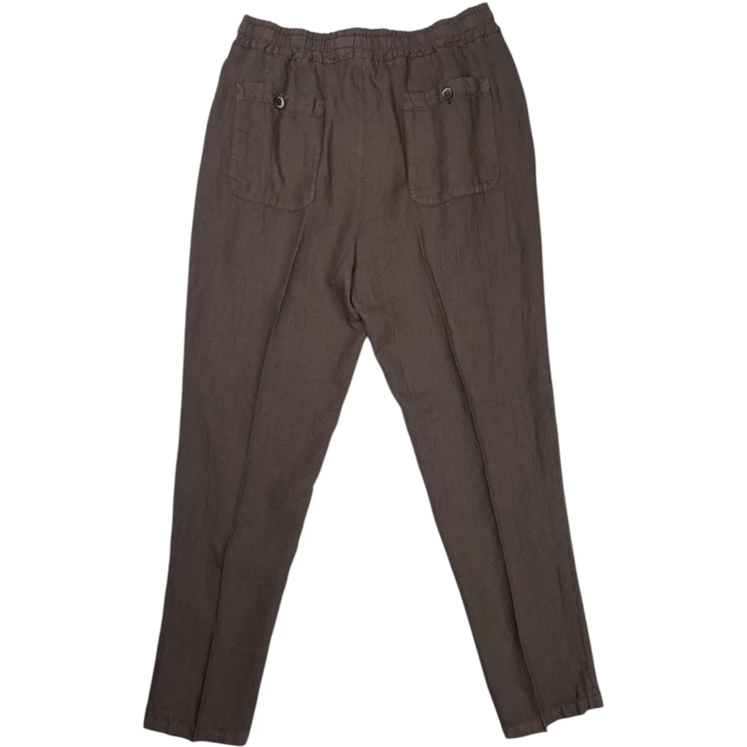 Mattia Linen Trouser Brown - Image 2