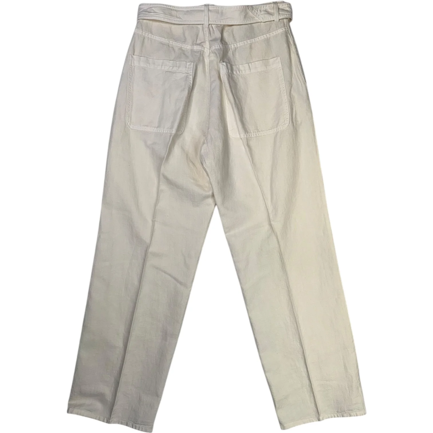 Odell Cotton-Linen Trouser Dark Cream - Image 4