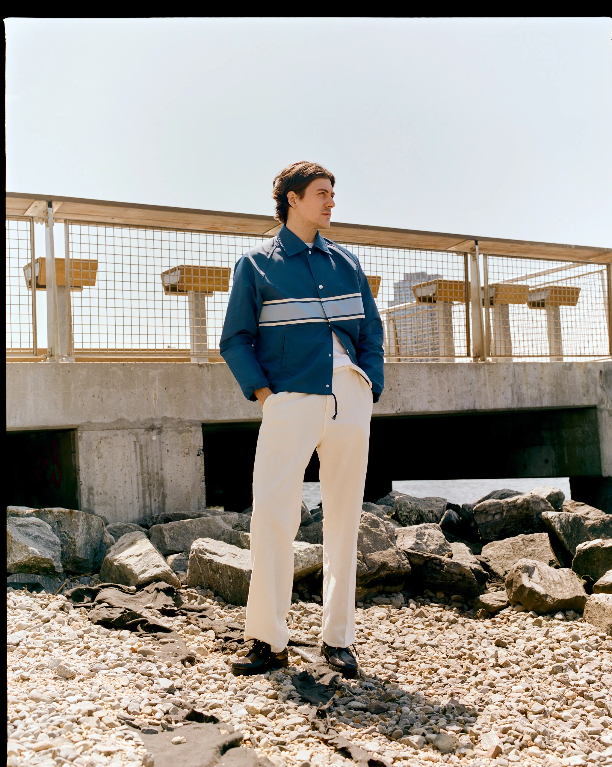 Odell Cotton-Linen Trouser Dark Cream - Image 5