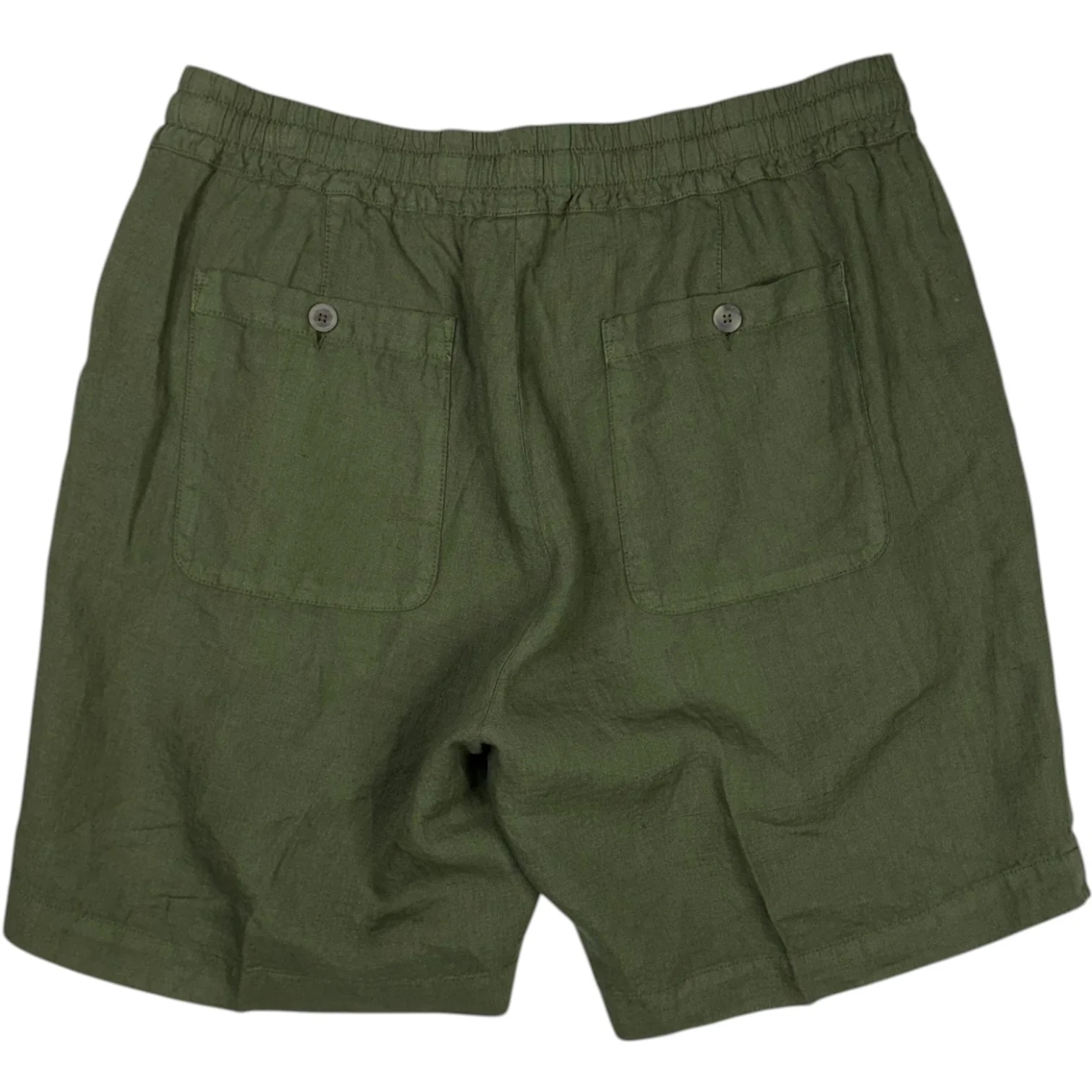 Samuel Linen Short Army Green - Image 2