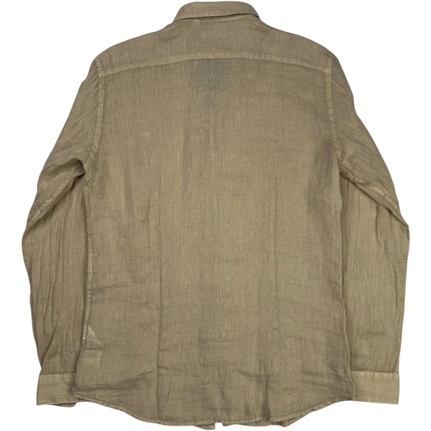 Mercer Linen Shirt Beige - Image 4