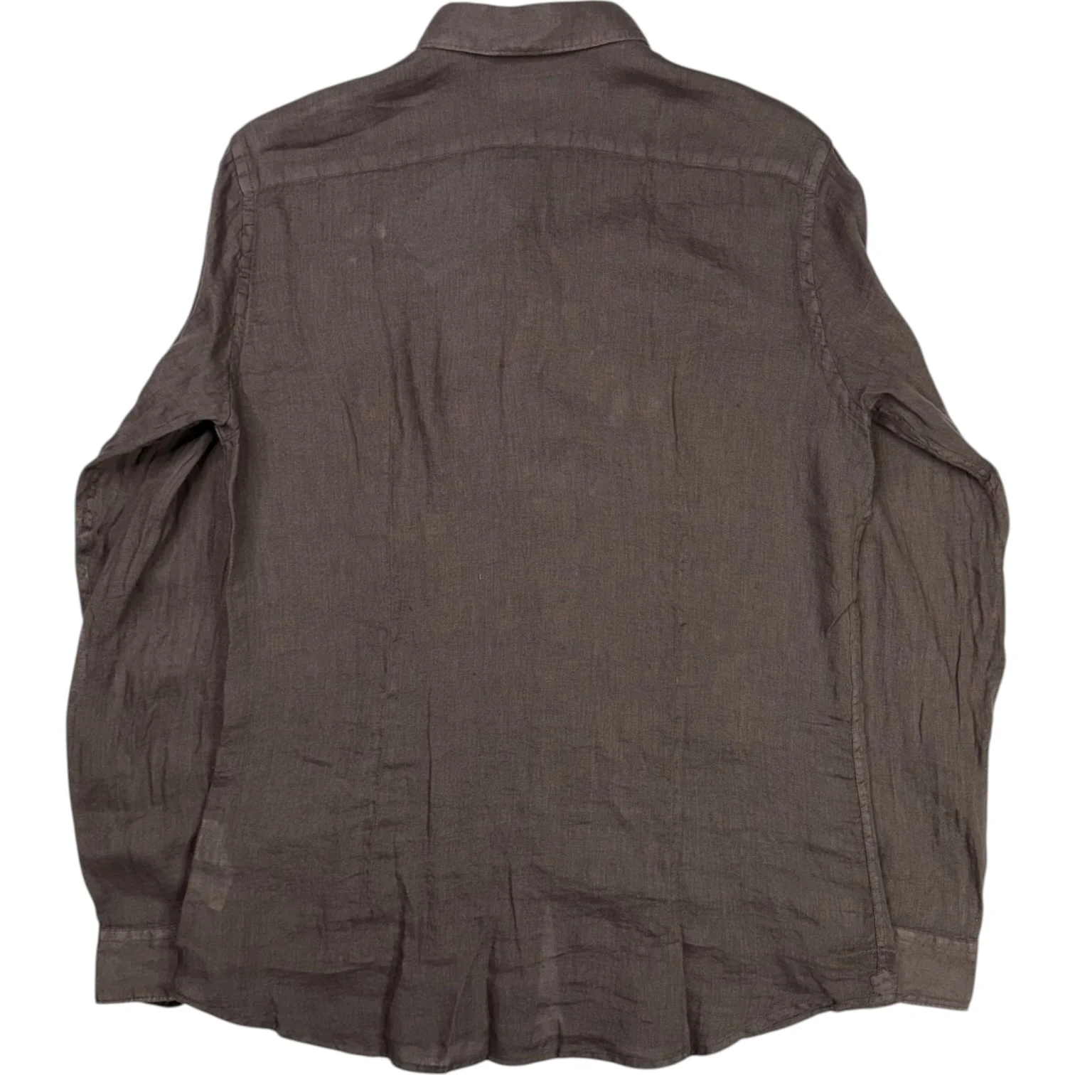Mercer Linen Shirt Brown - Image 2