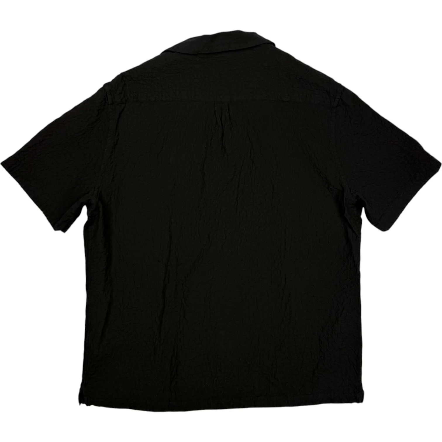 Hadley Seersucker Shirt Black - Image 2