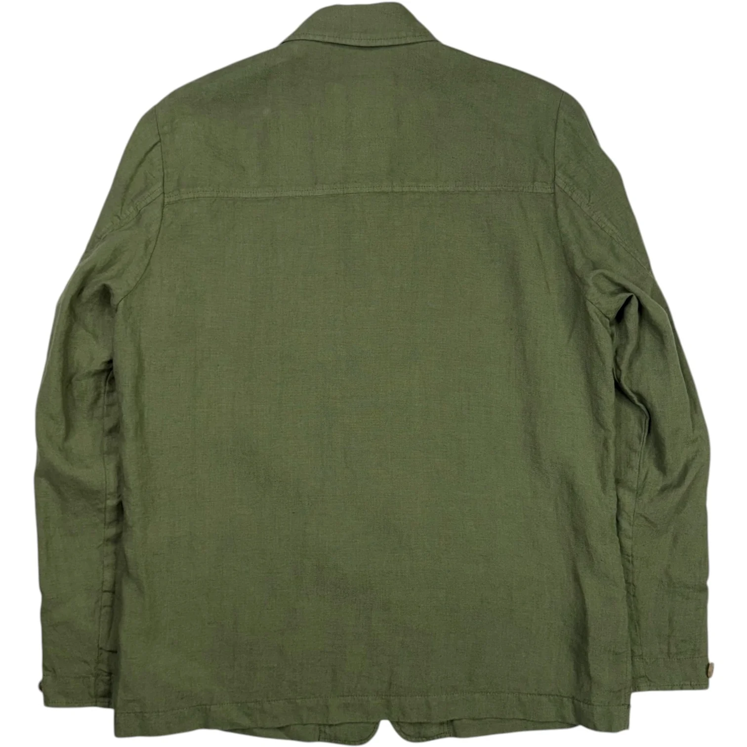 Constantin Linen Jacket Army Green - Image 2