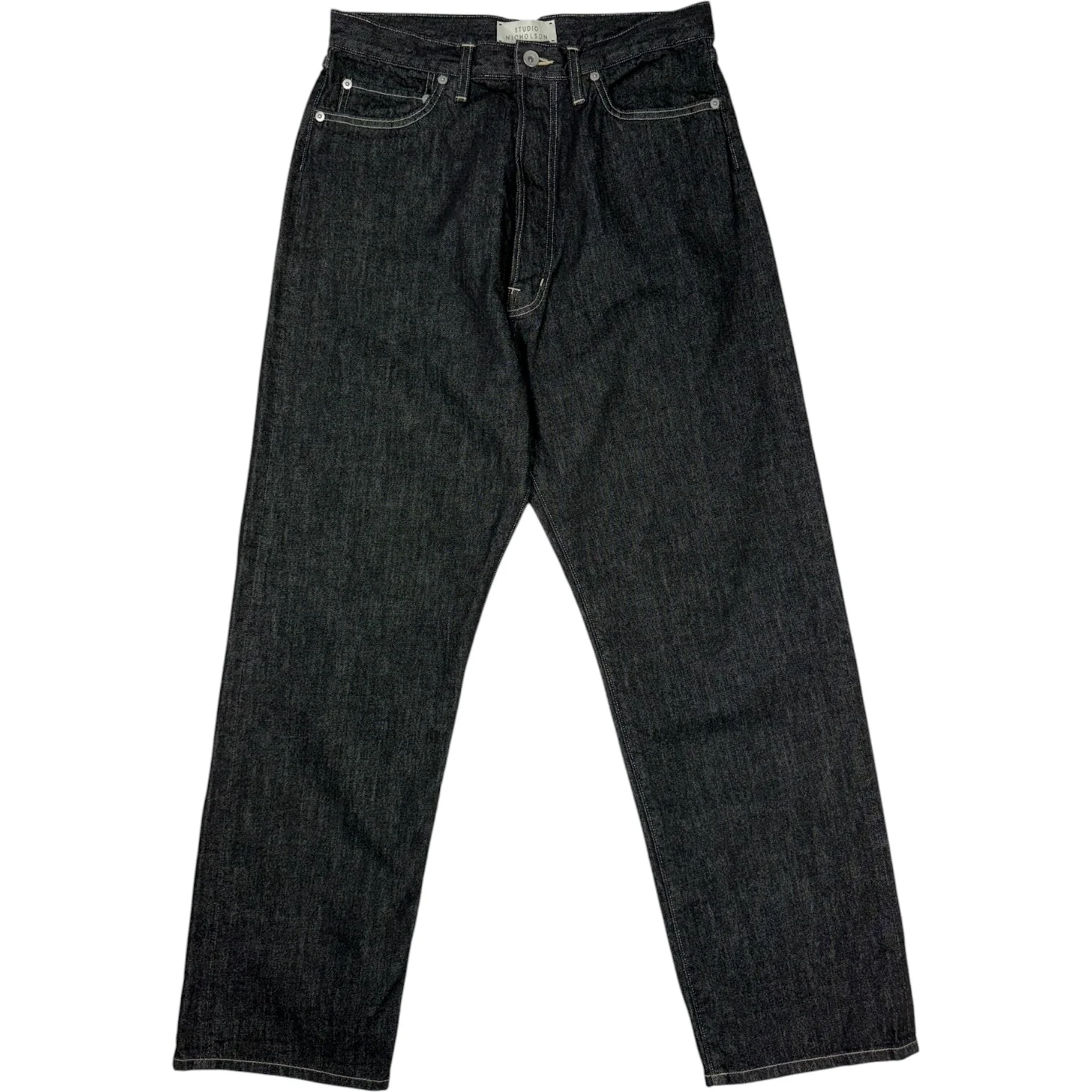 Marylebone Dropped Crotch Pant Black White Weft
