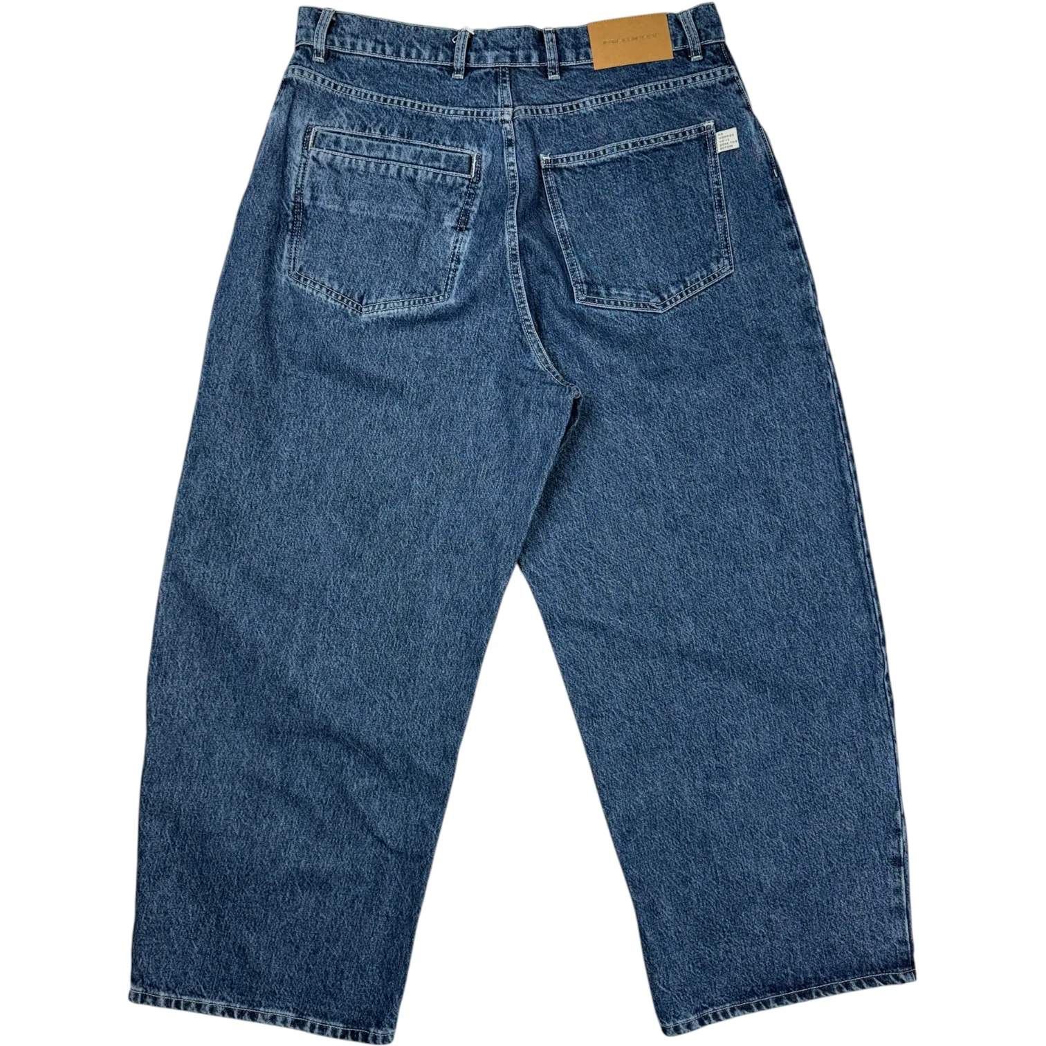 Duma Pleated Denim Worn Denim - Image 2