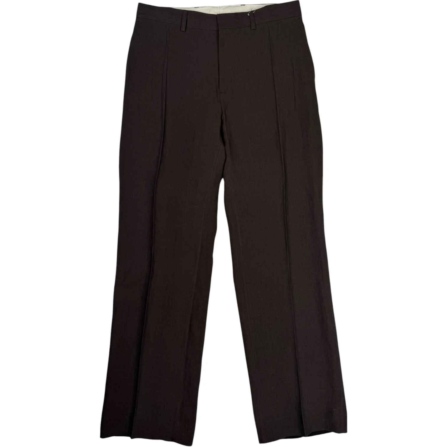 Tailored Wide Trousers Burnt Umber