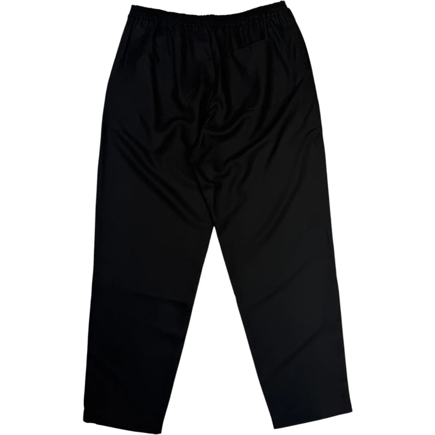 Wewa Wide Trousers Soft Black Twill - Image 2