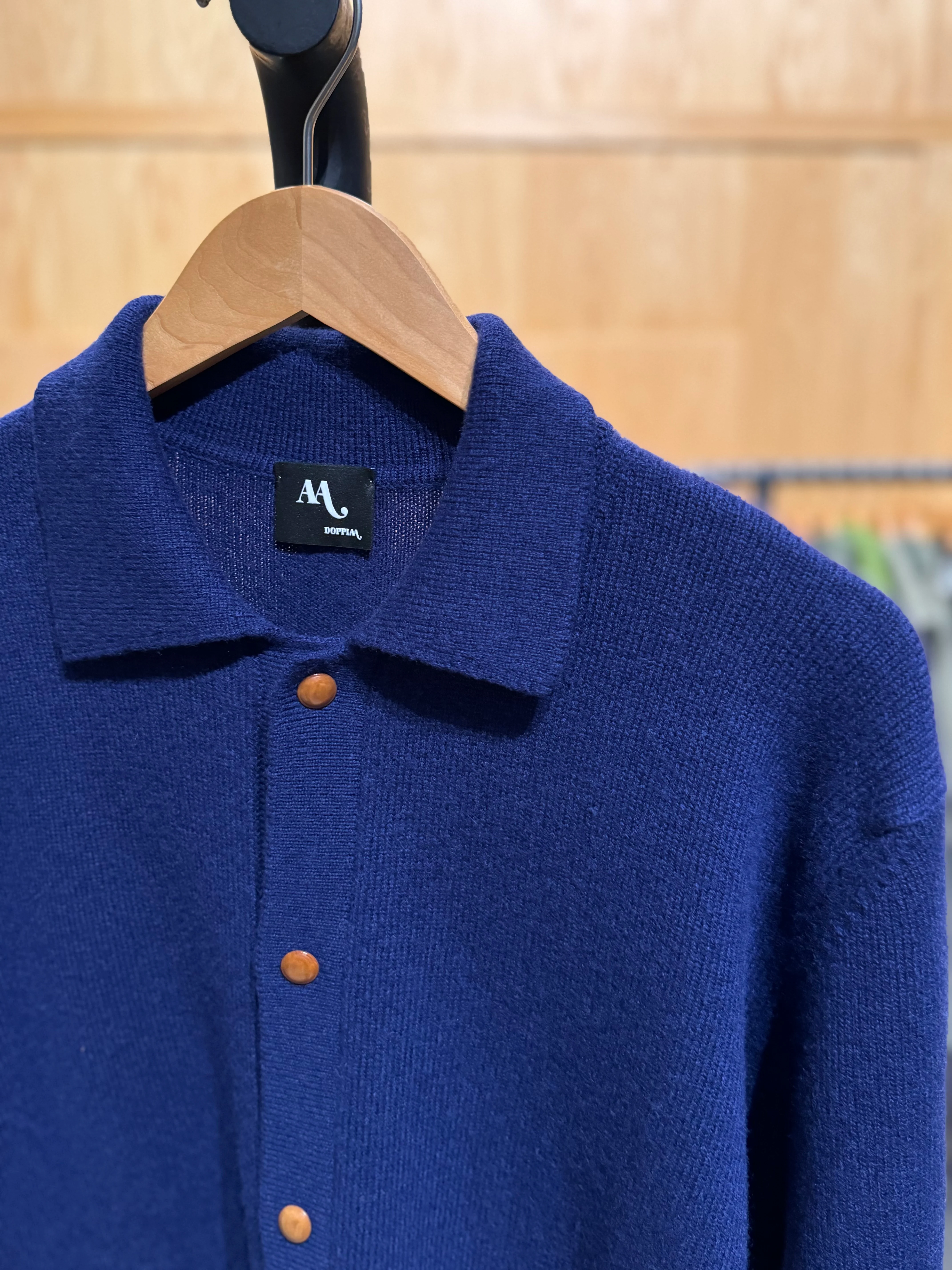 AAmleto Knit Cardigan Navy - Image 2