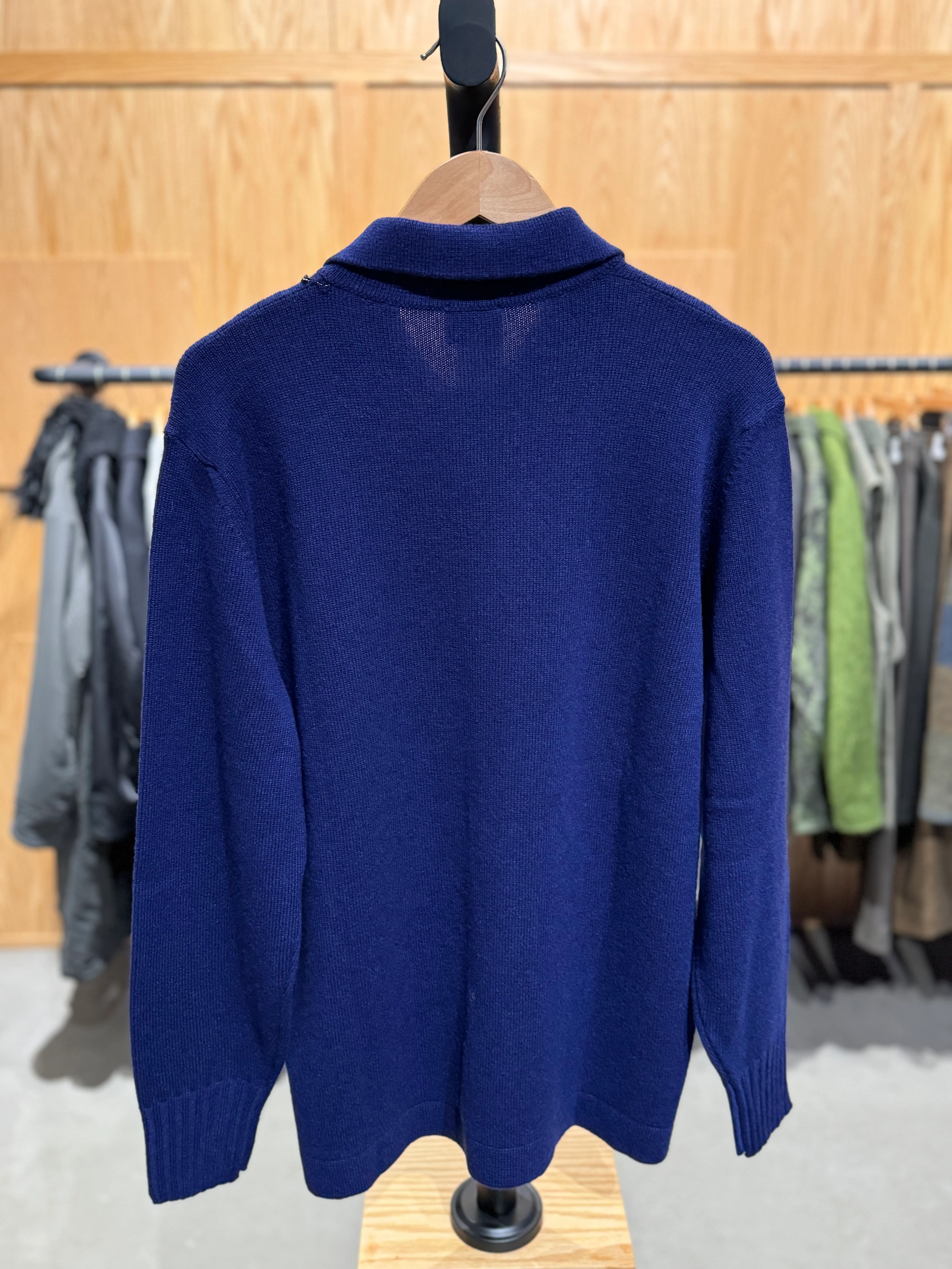 AAmleto Knit Cardigan Navy - Image 3