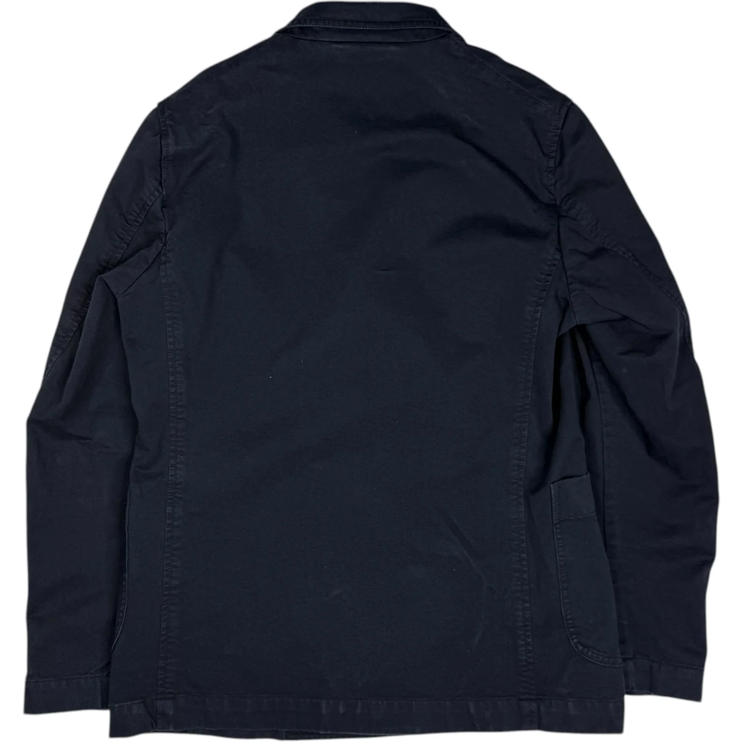 Aansonia Double Breasted Blazer Cotton Navy - Image 2