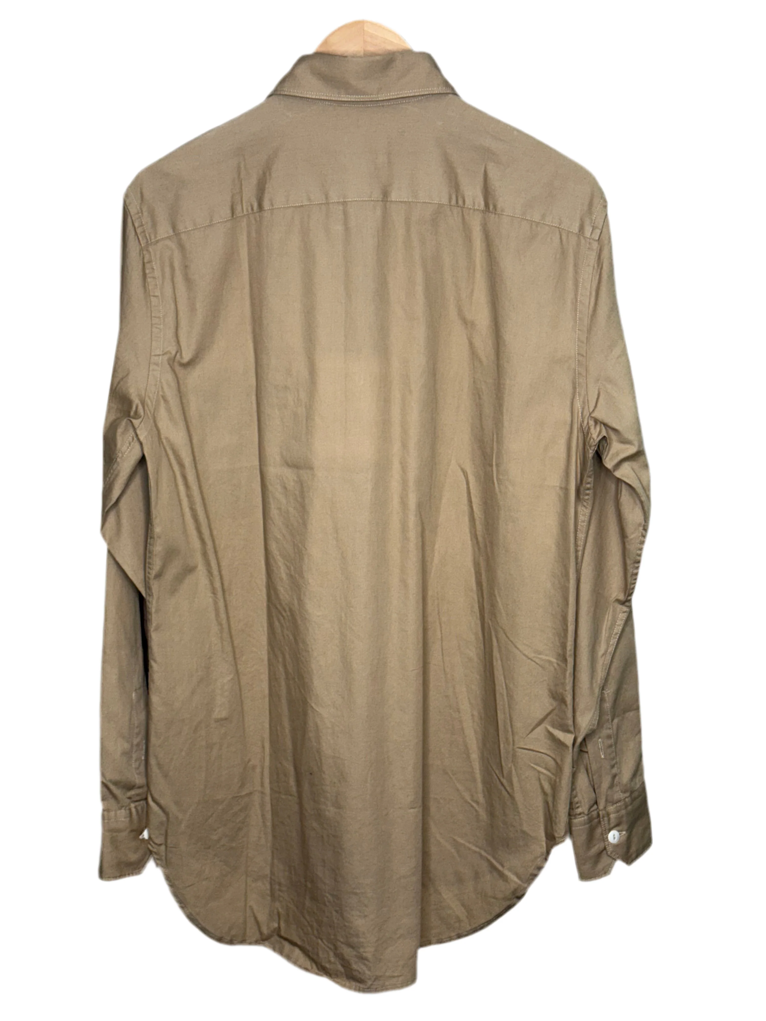 Aantero Two Pocket Shirt Khaki Cotton - Image 2