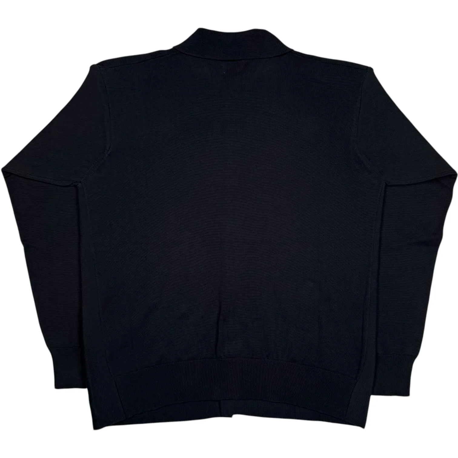 Aars Long Sleeve Knitted Navy Shirt - Image 2