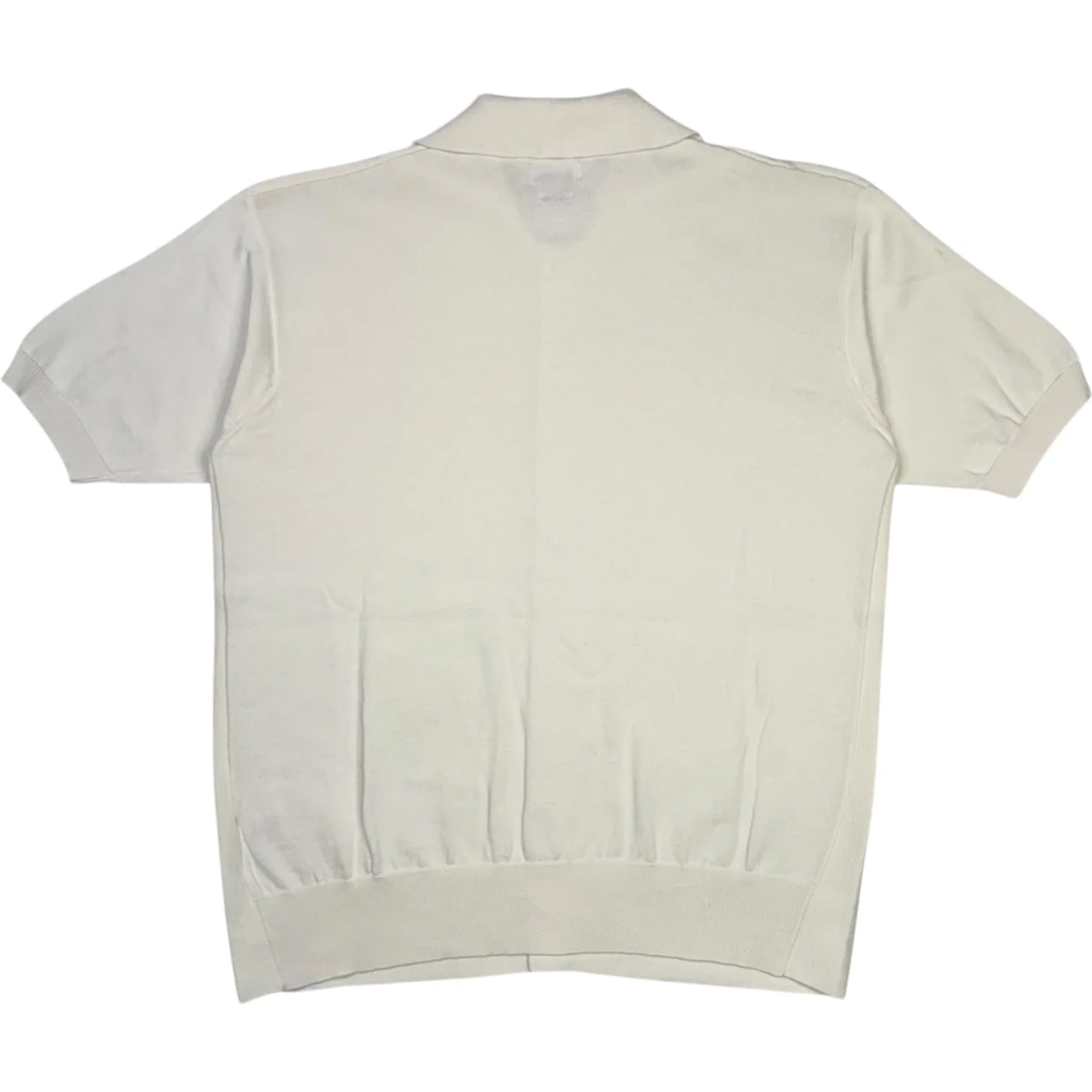 Aars Short Sleeve Knitted White Shirt - Image 2