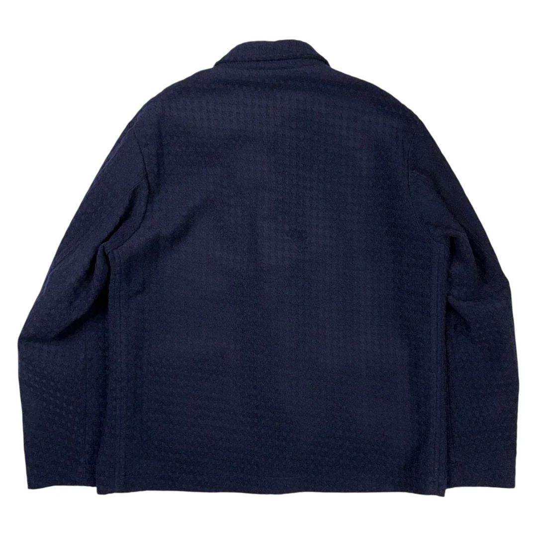 Aasti Three Pocket Navy Boucle Jacket - Image 2