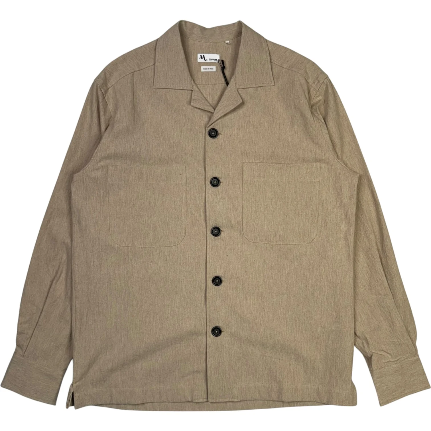 Aabba Cotton Overshirt Beige