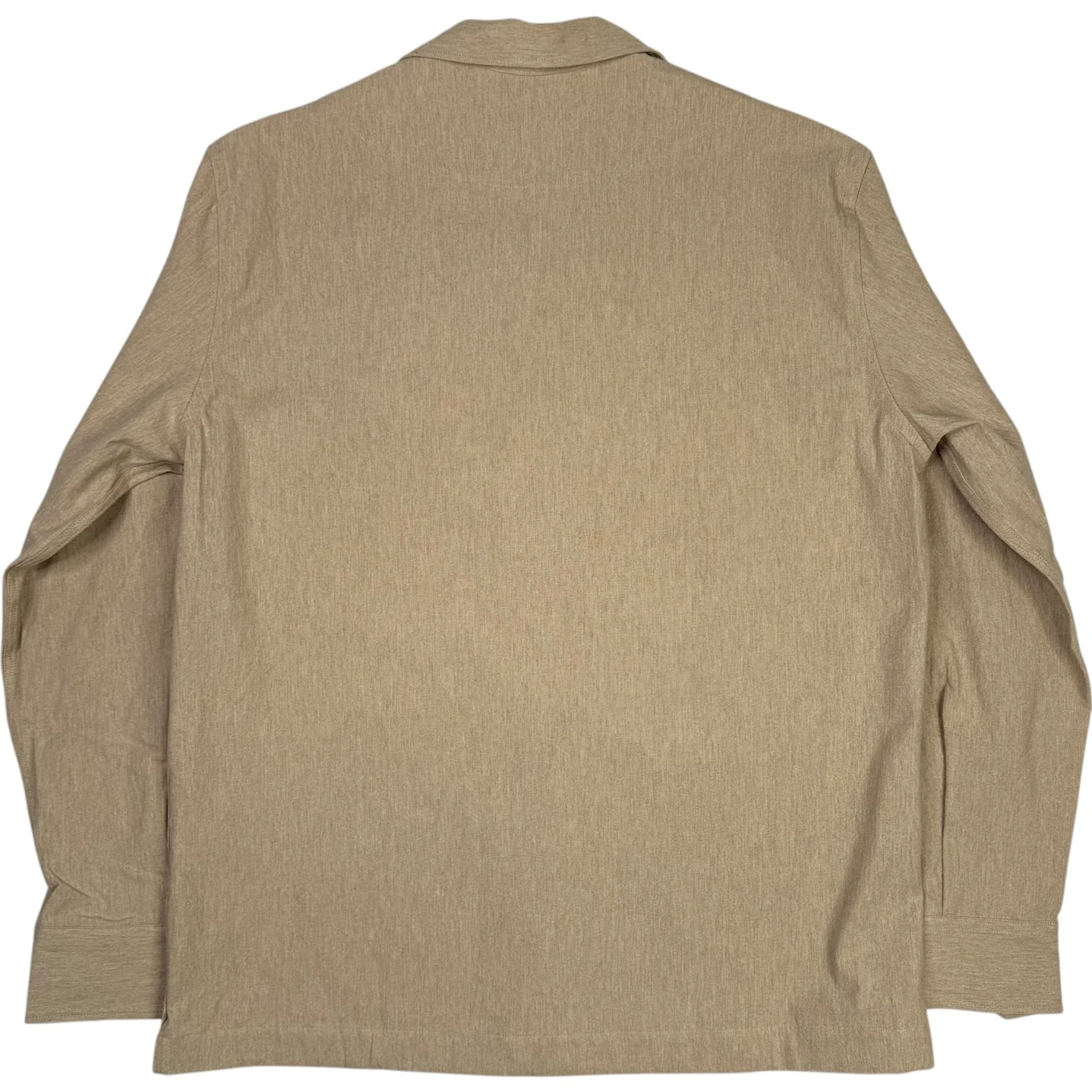 Aabba Cotton Overshirt Beige - Image 2