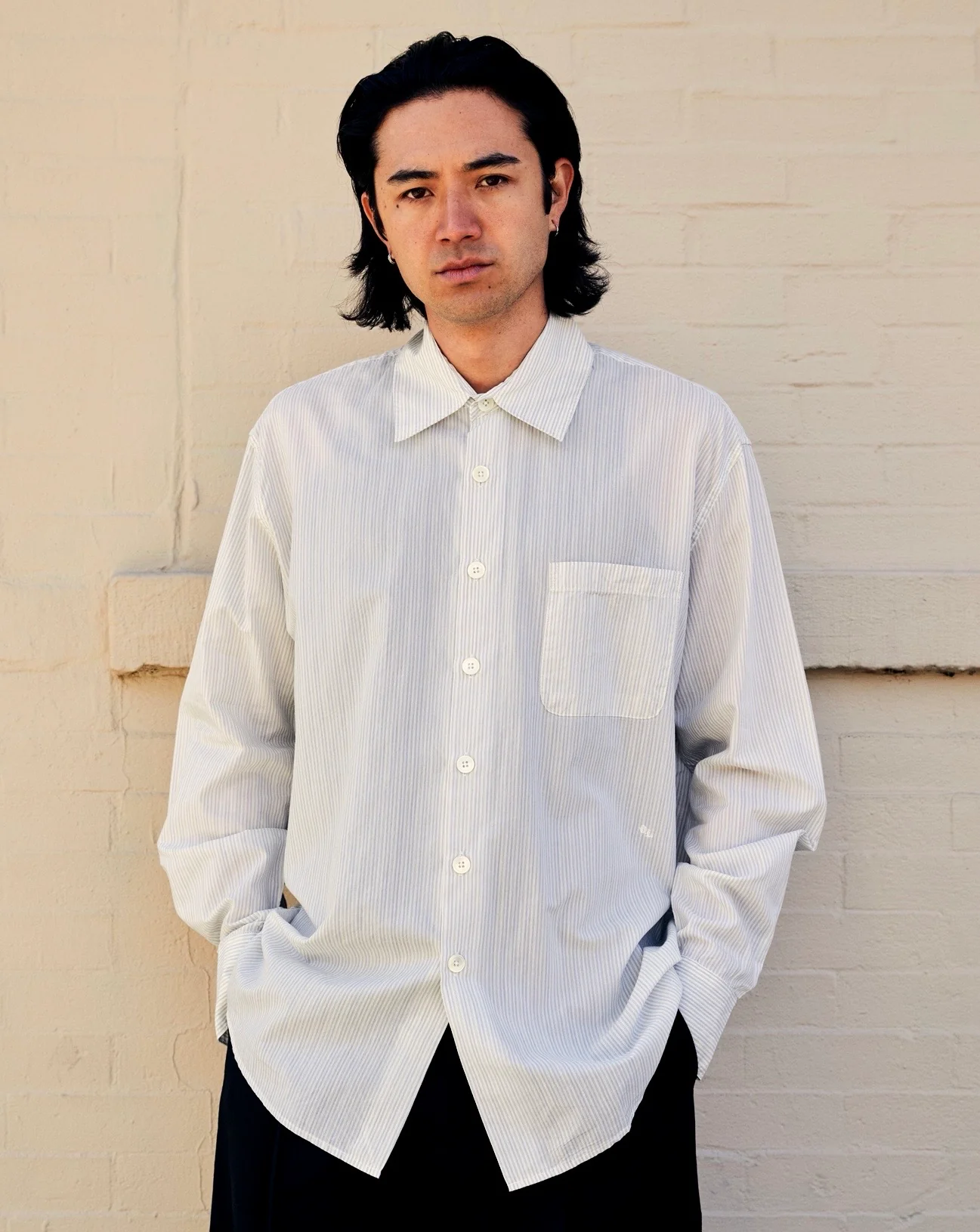 Above Shirt Index Stripe Coolthread Cloth - Image 2