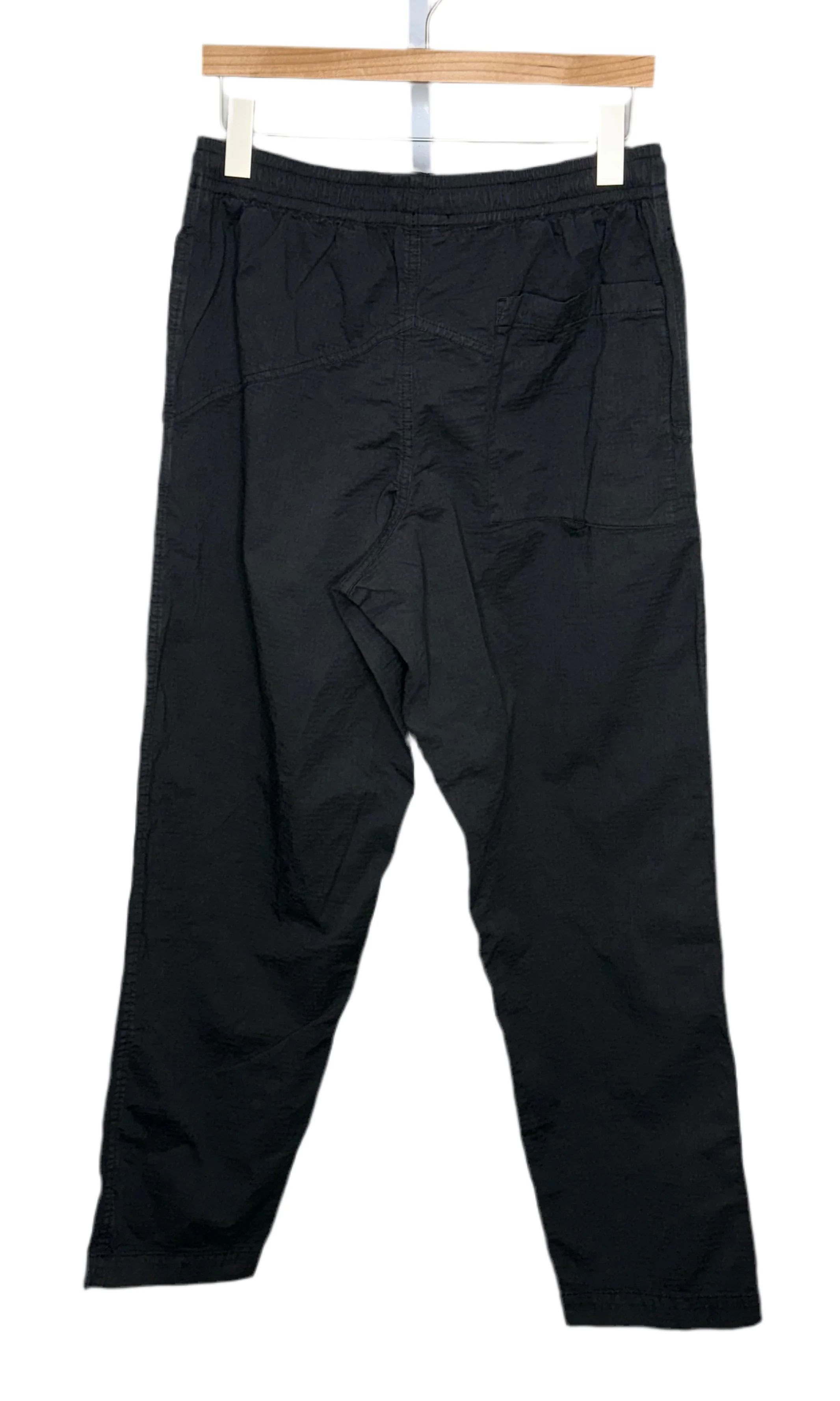 Alva Skate Trouser Italian Jacquard Weave Cotton Black - Image 2