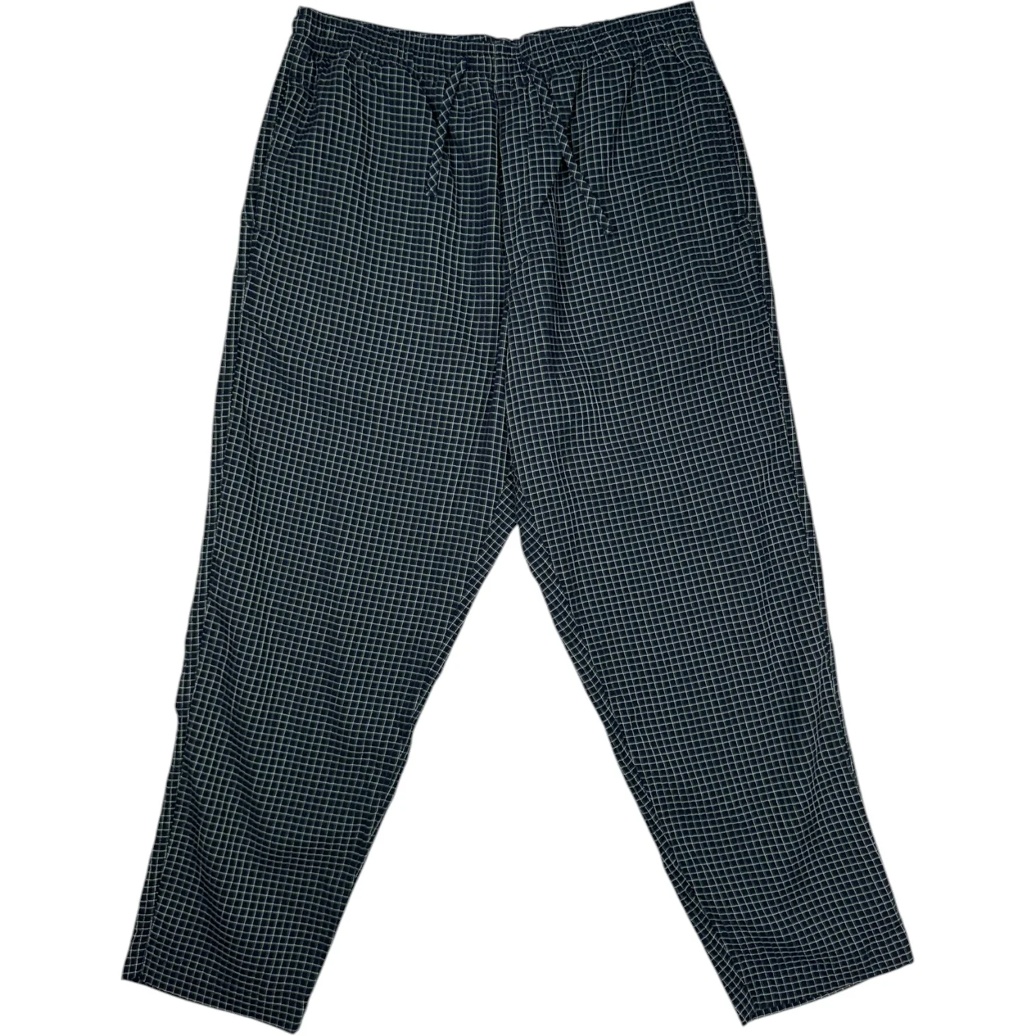 Alva Skate Trouser Navy Waffle Check
