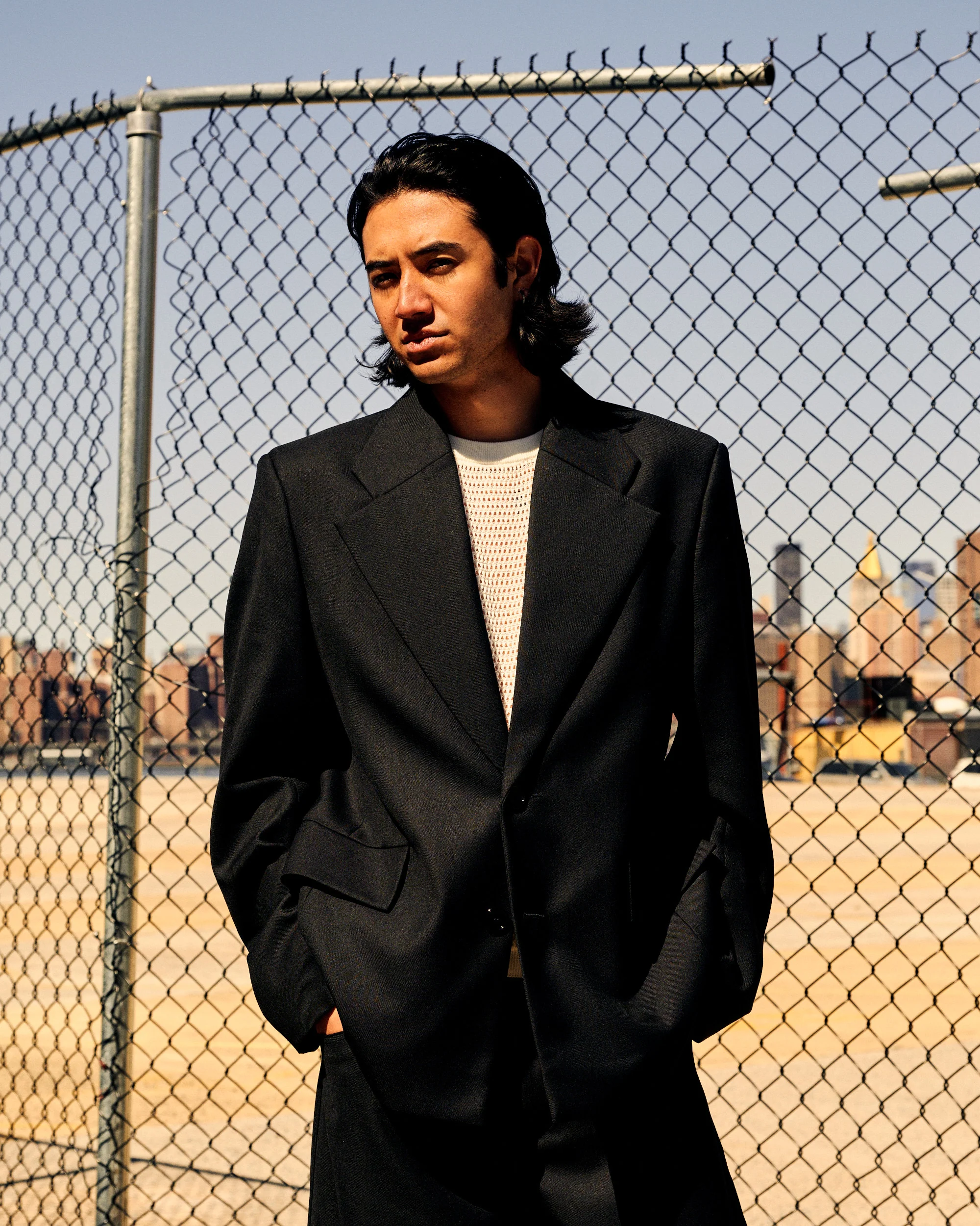Amare Blazer Fine Black Wool