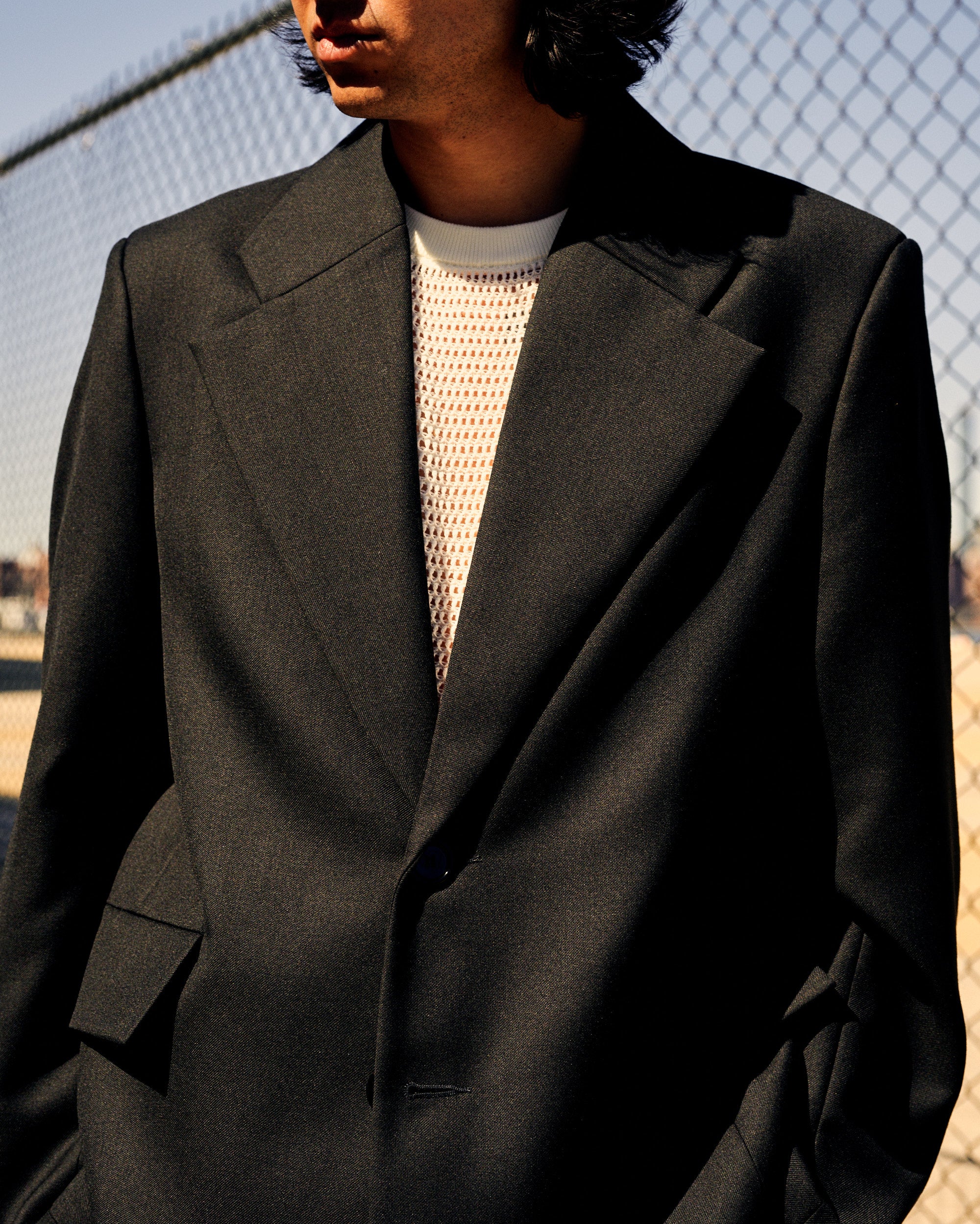 Amare Blazer Fine Black Wool - Image 7