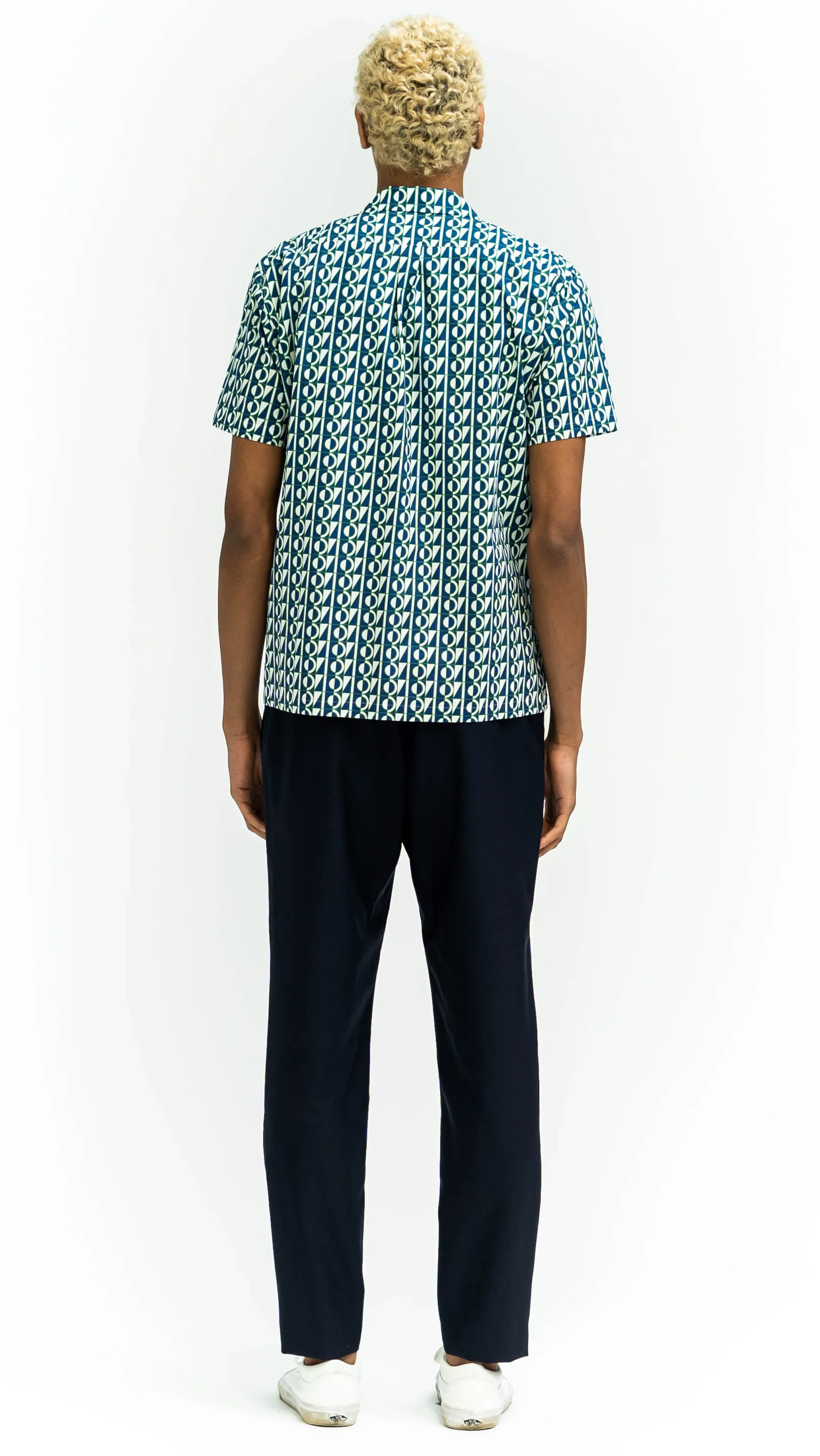 Anniversary Short Sleeve Camp Collar Shirt - Image 4