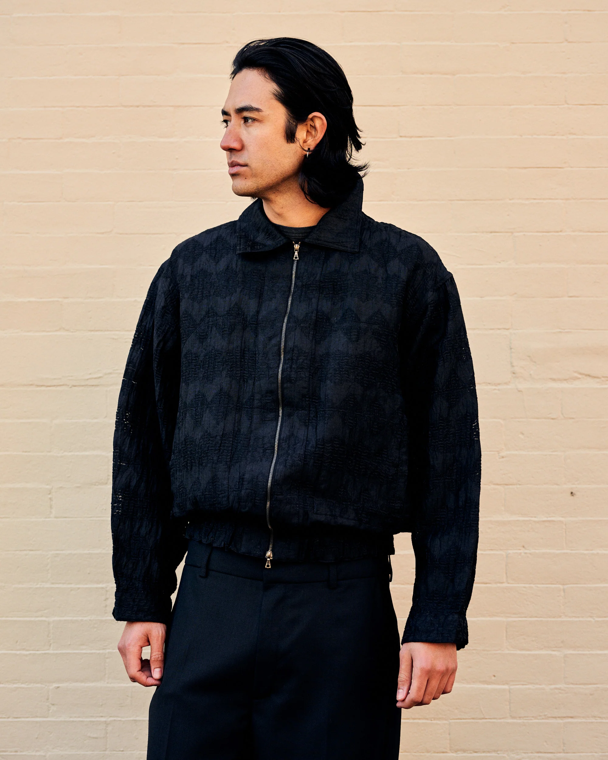Ares Fil Coupé Zip Blouson Black - Image 3