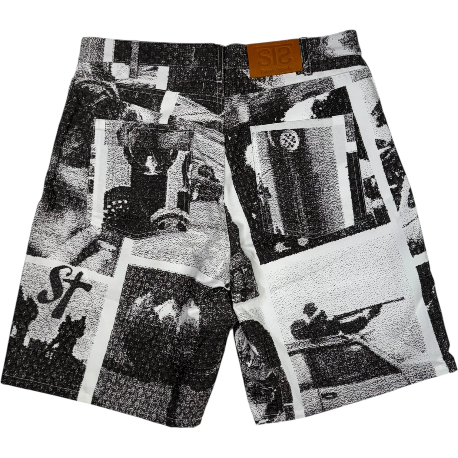 Auto Print Jean Short - Image 2