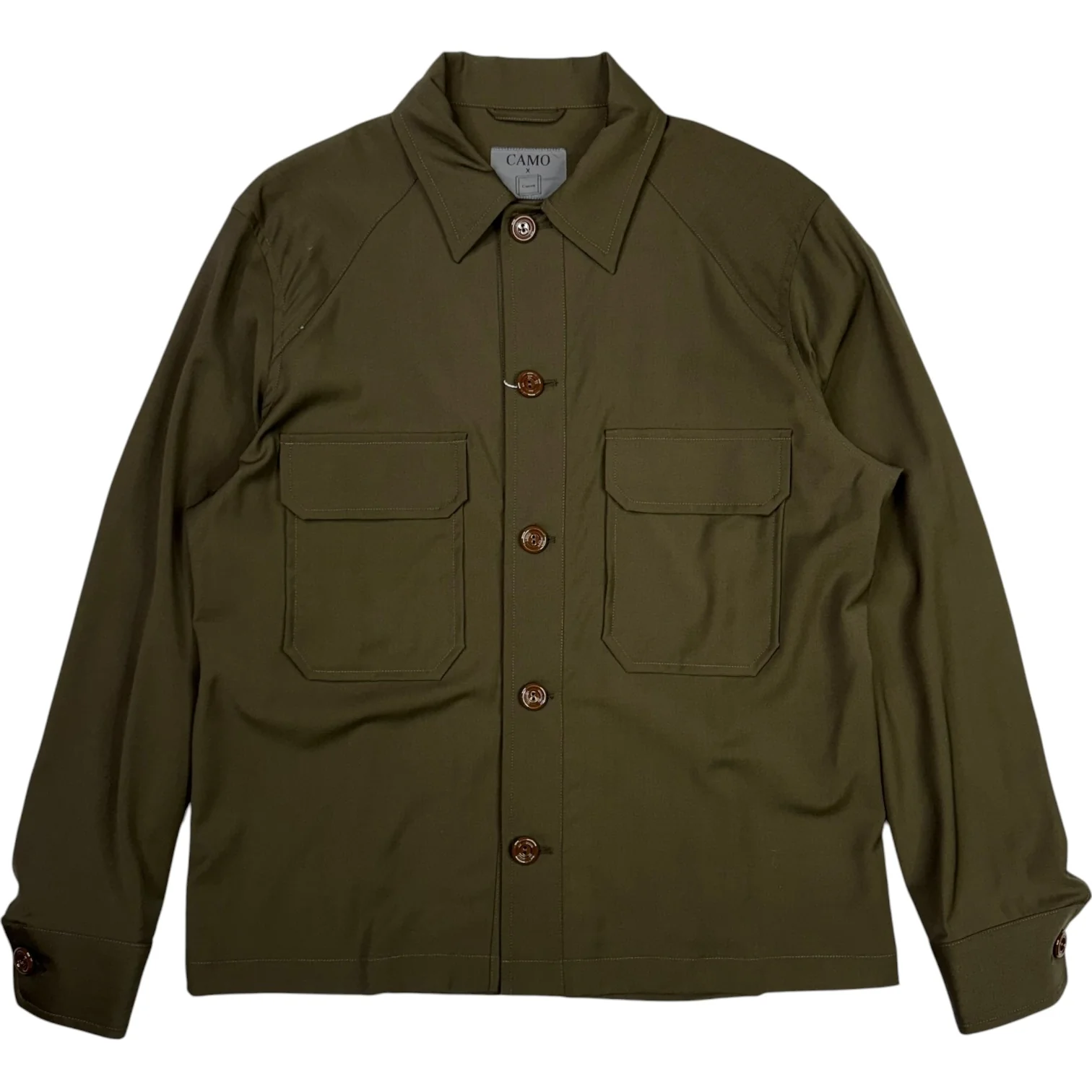 Balio Overshirt Brown Wool