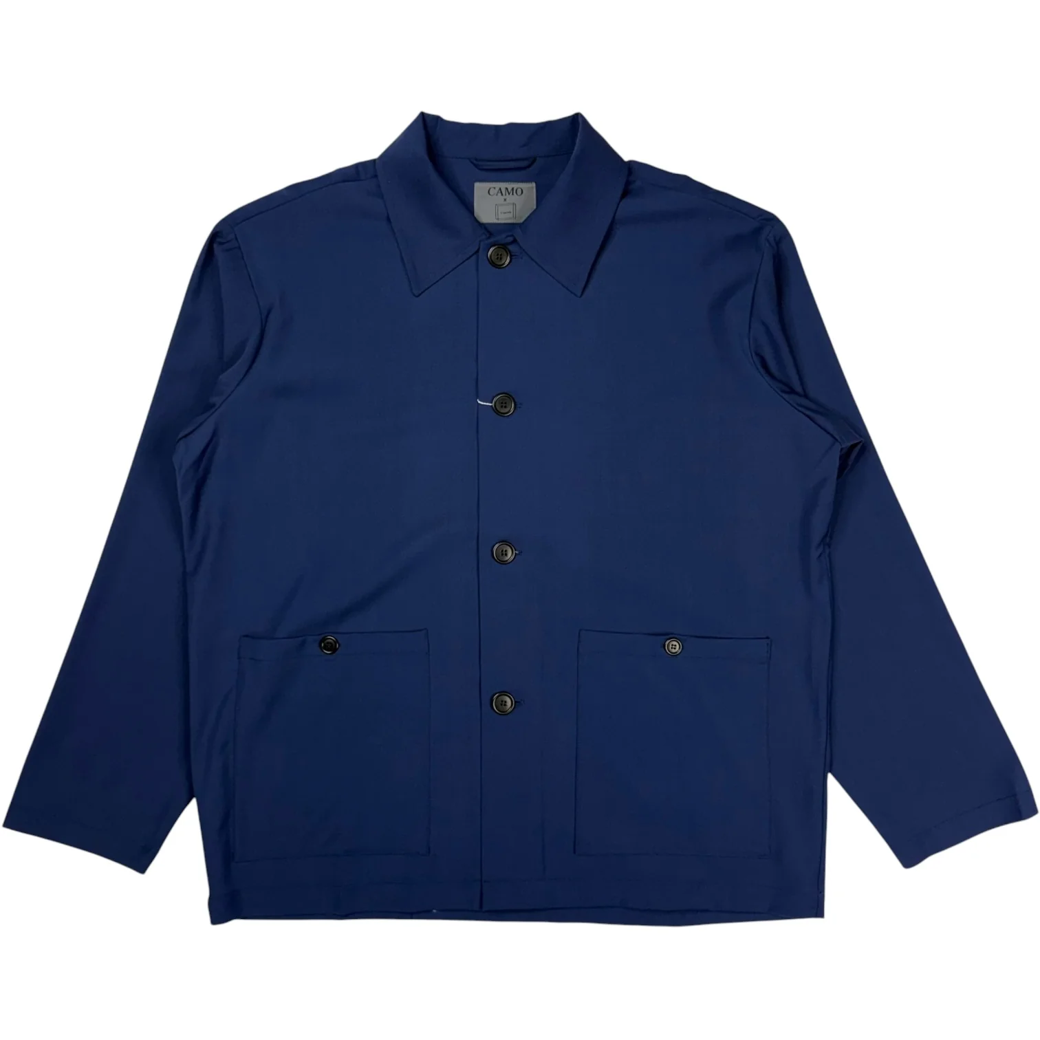 Tisserand Air Wide Jacket Navy Wool