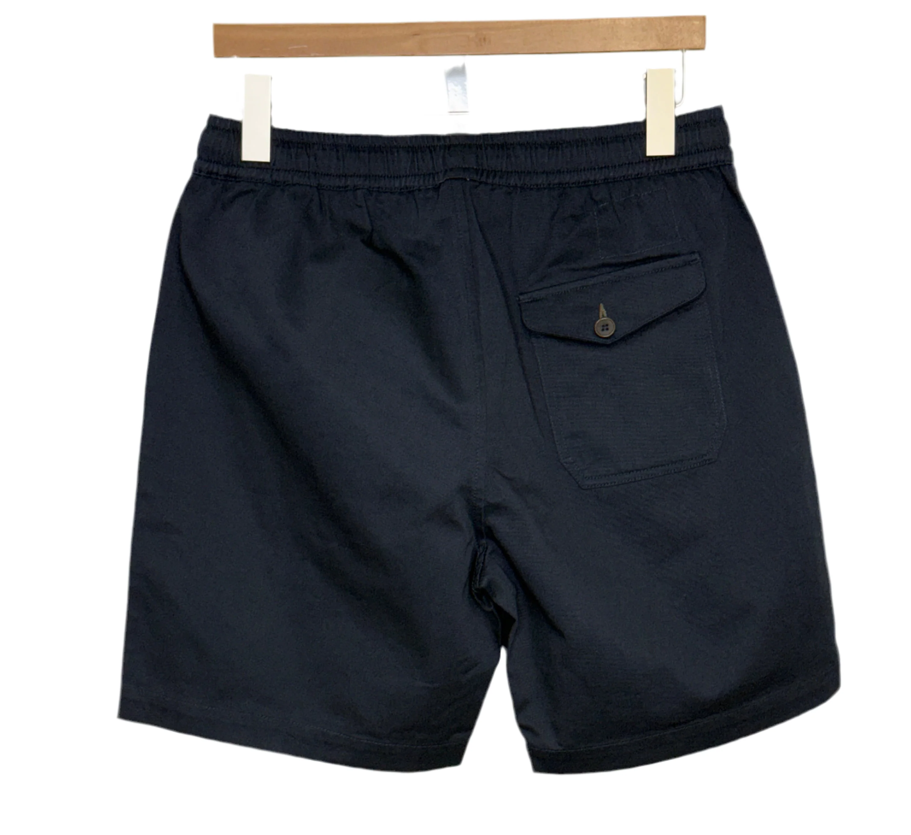Beach Short Navy Cotton Twill - Image 2