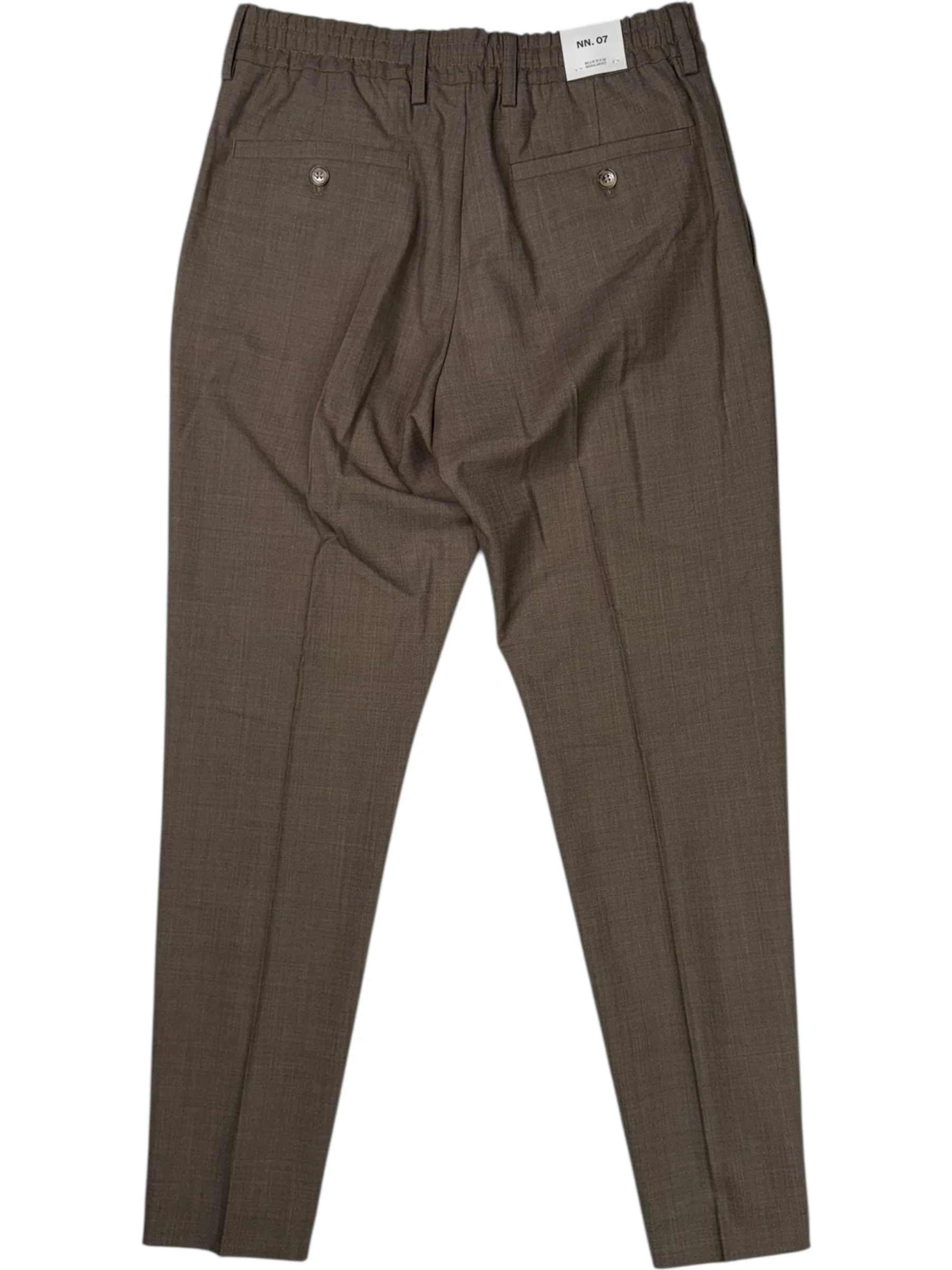 Billie Pant Wool Blend Khaki Melange - Image 2