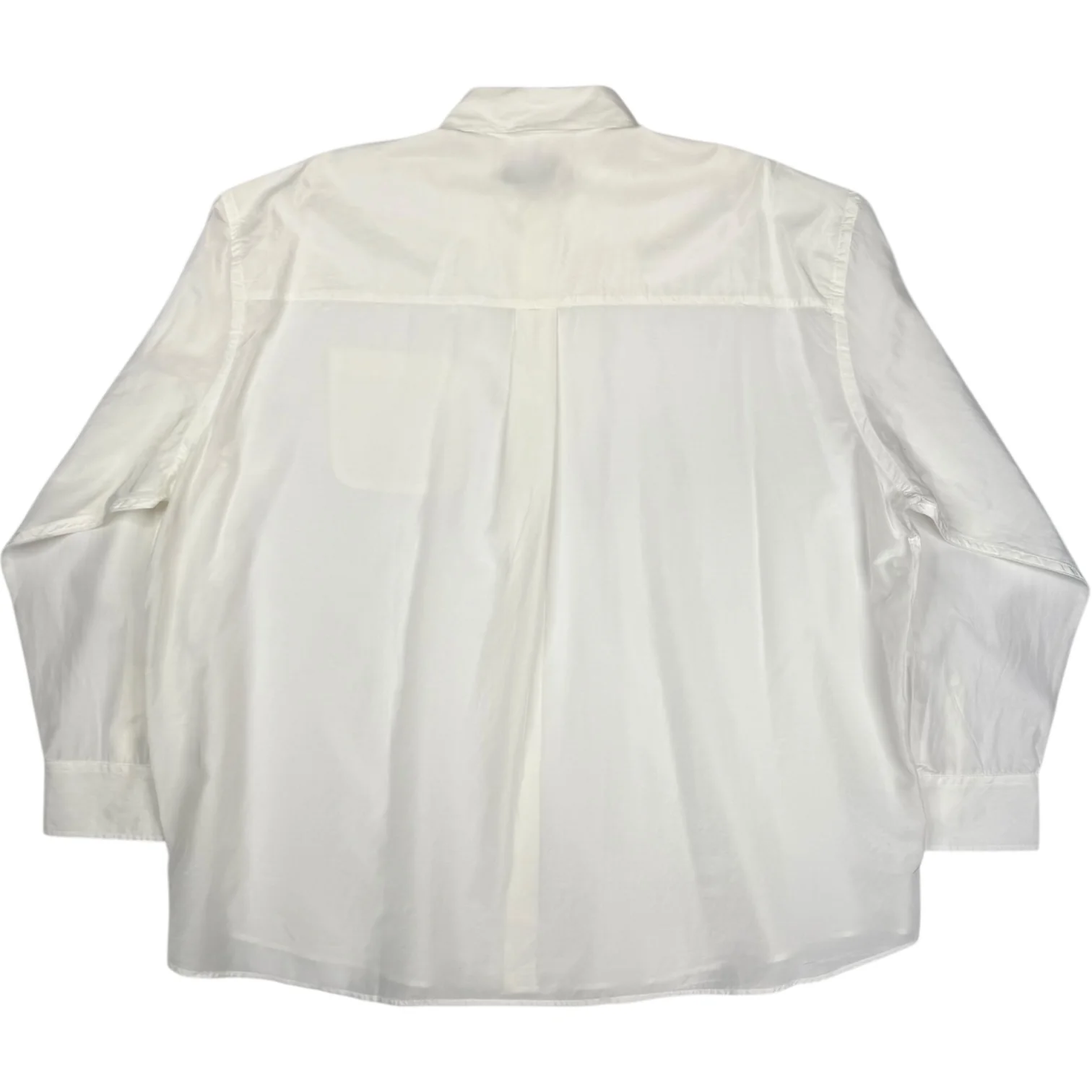 Borrowed Shirt Cloud White Italian Silk - Image 3