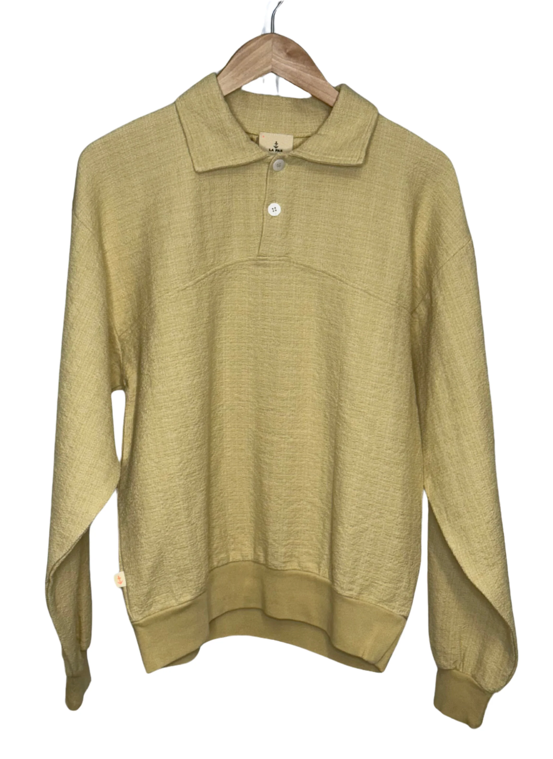 Brito Polo Sweatshirt Textured Safari