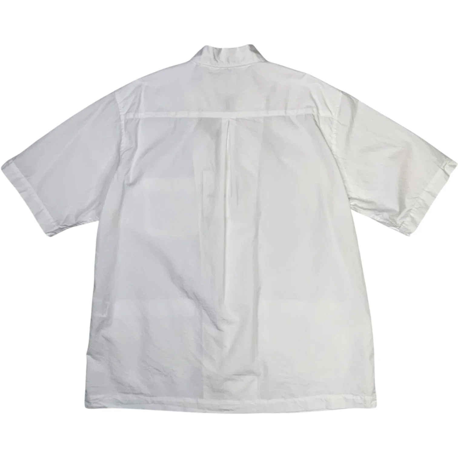 Broadcloth Off White Short Sleeve Shirt - Image 2