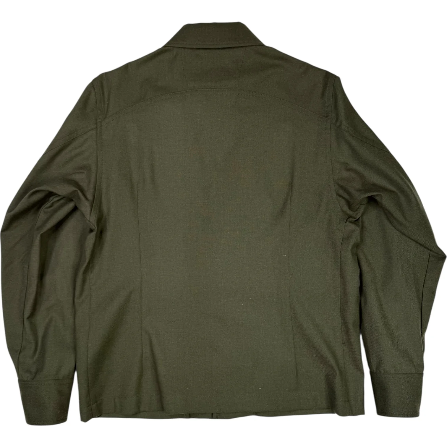 Brother Overshirt Green Super Wool - Image 2