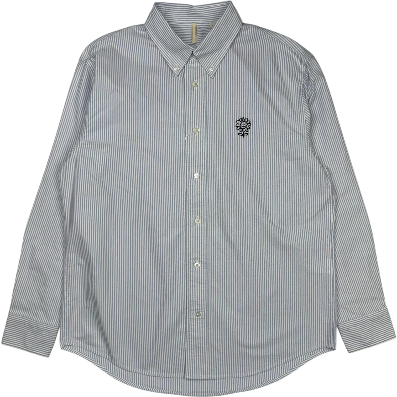 Button Down Logo Oxford Blue Stripe - Image 2