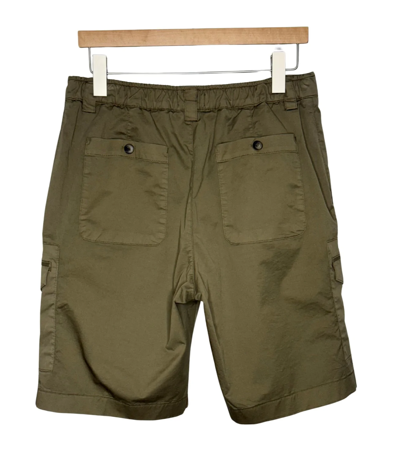 Cadiz Short Cotton Blend Army - Image 4