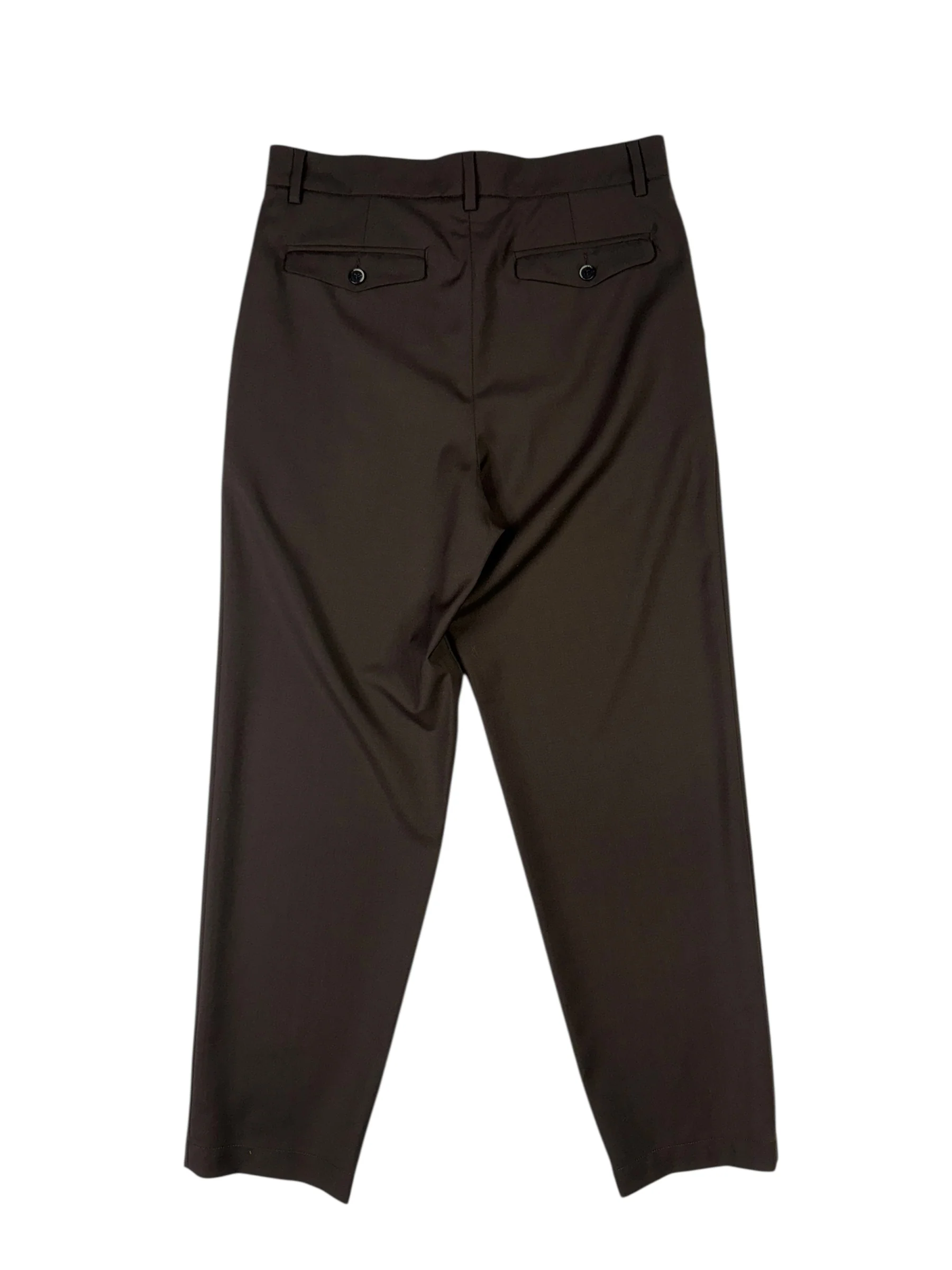 Canasta Trouser Tropical Wool Brown - Image 2