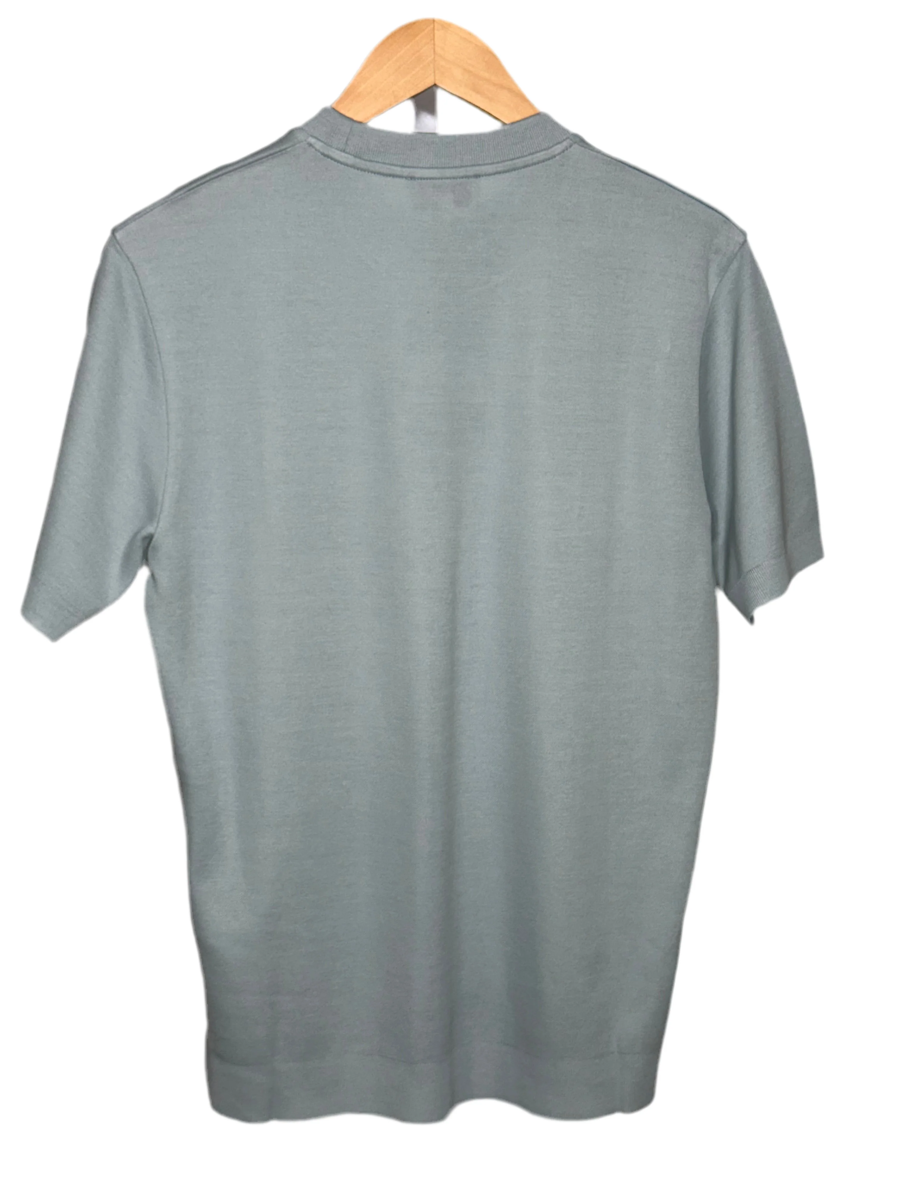 Cecil T-Shirt Cotton Pique Sky Blue - Image 2