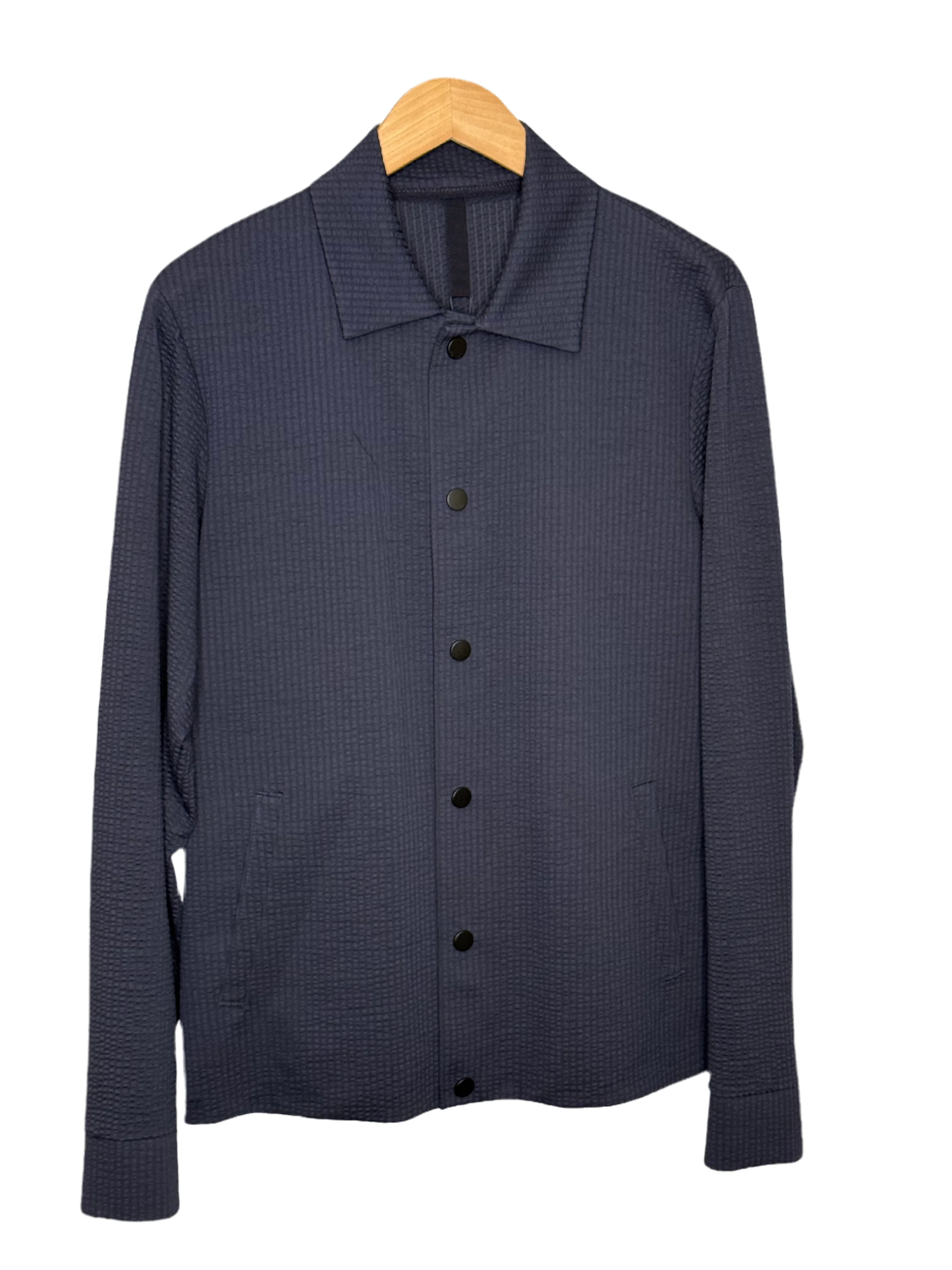 Coach Jacket Coolmax Seersucker Dark Blue