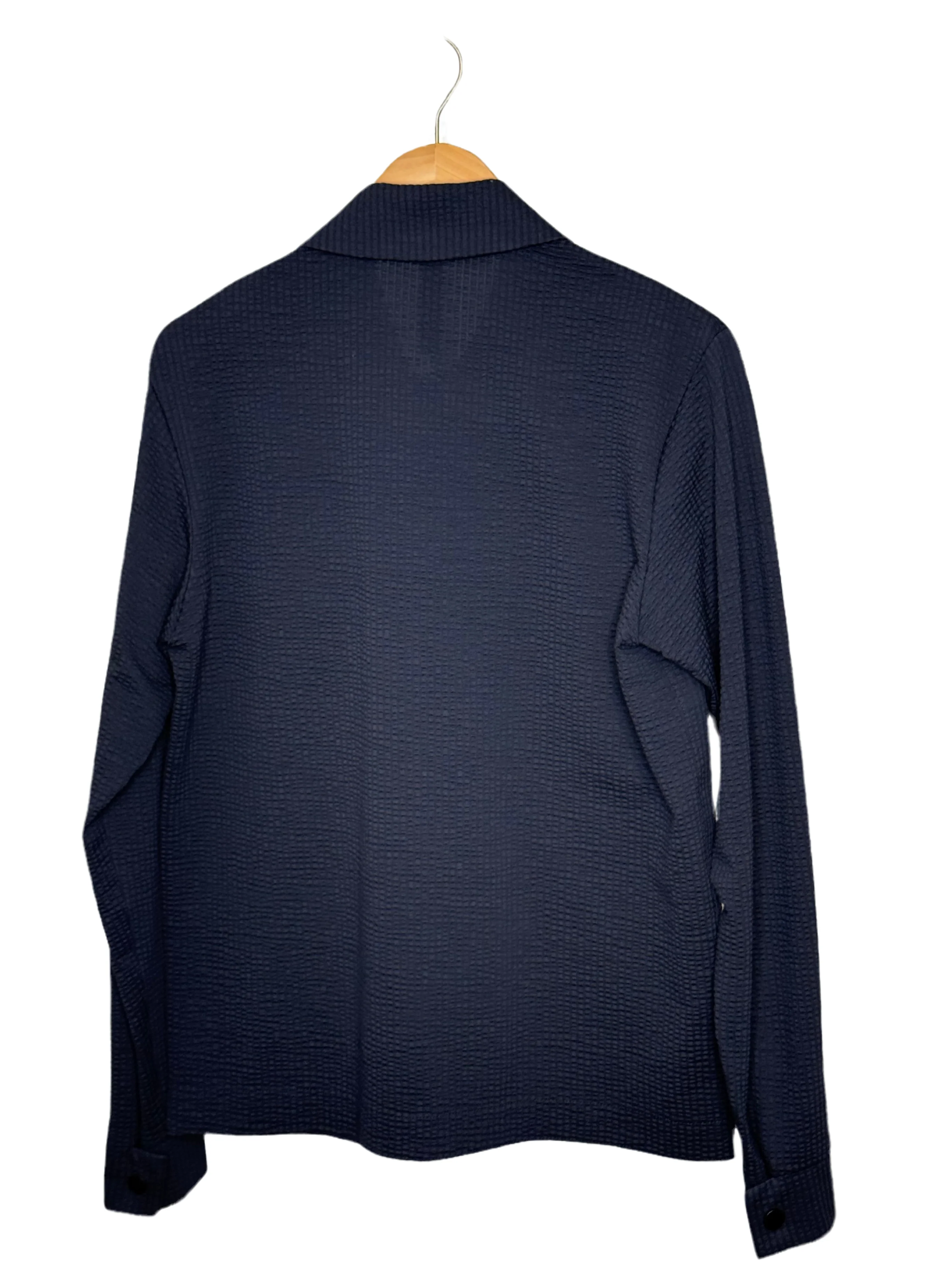 Coach Jacket Coolmax Seersucker Dark Blue - Image 4