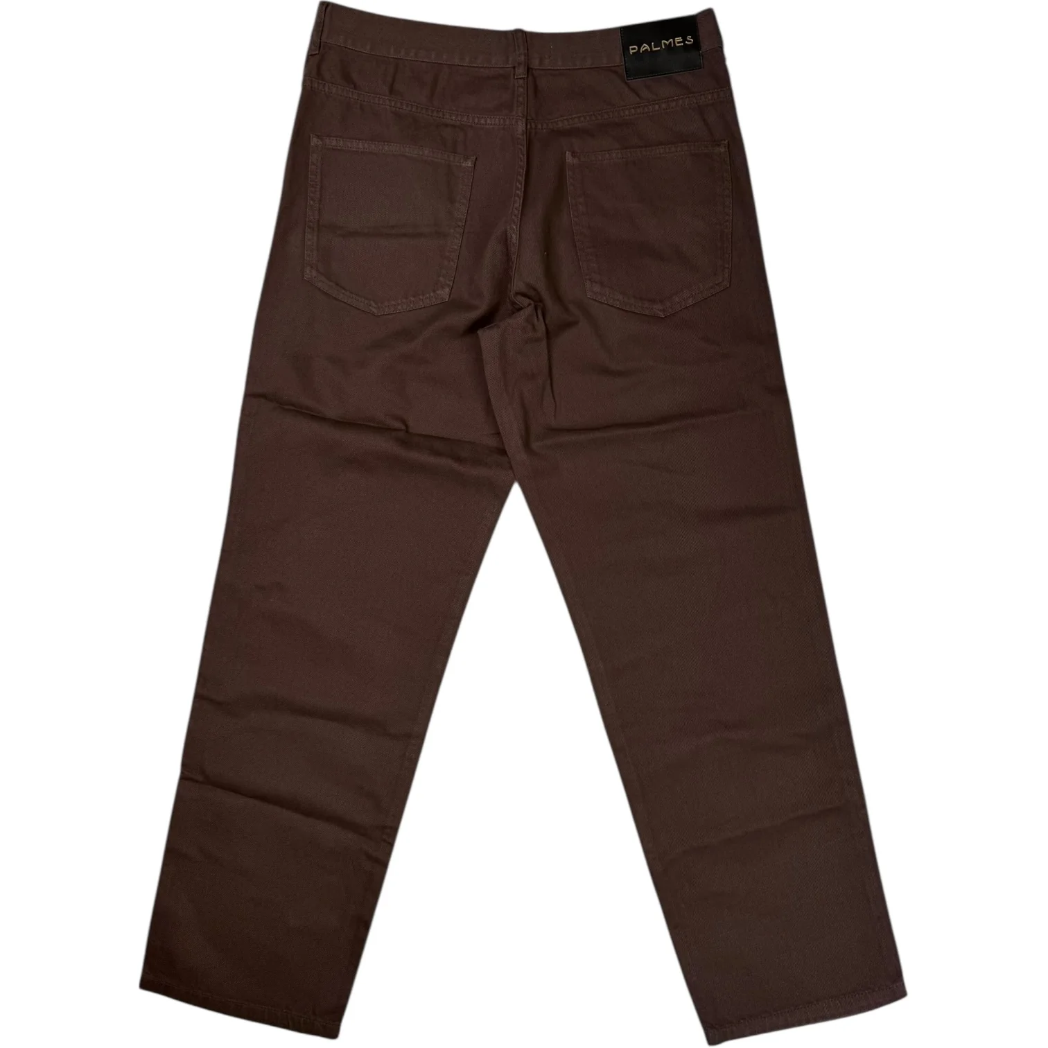 Coarse Trousers Cotton Twill Brown - Image 2