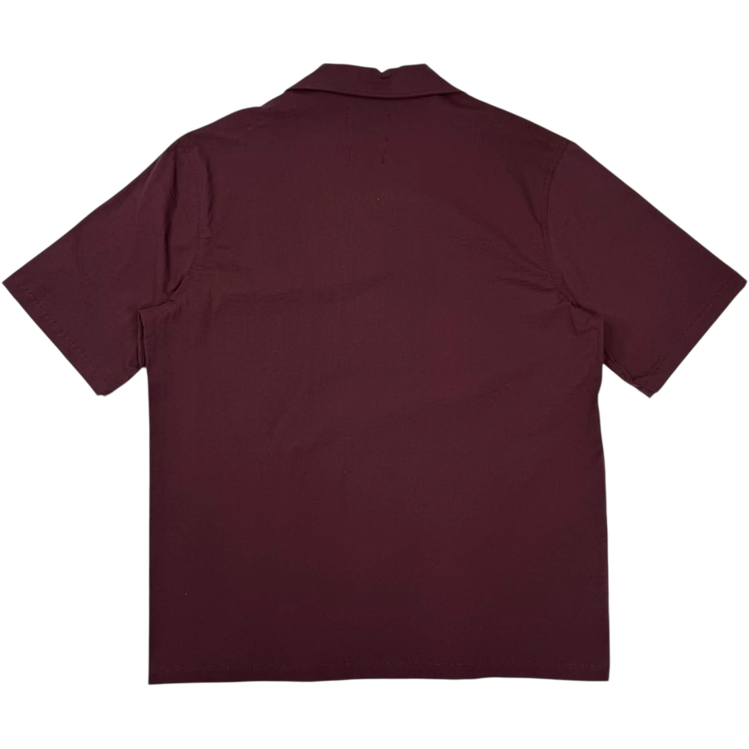 Cocktail Shirt Seersucker Burgandy - Image 3
